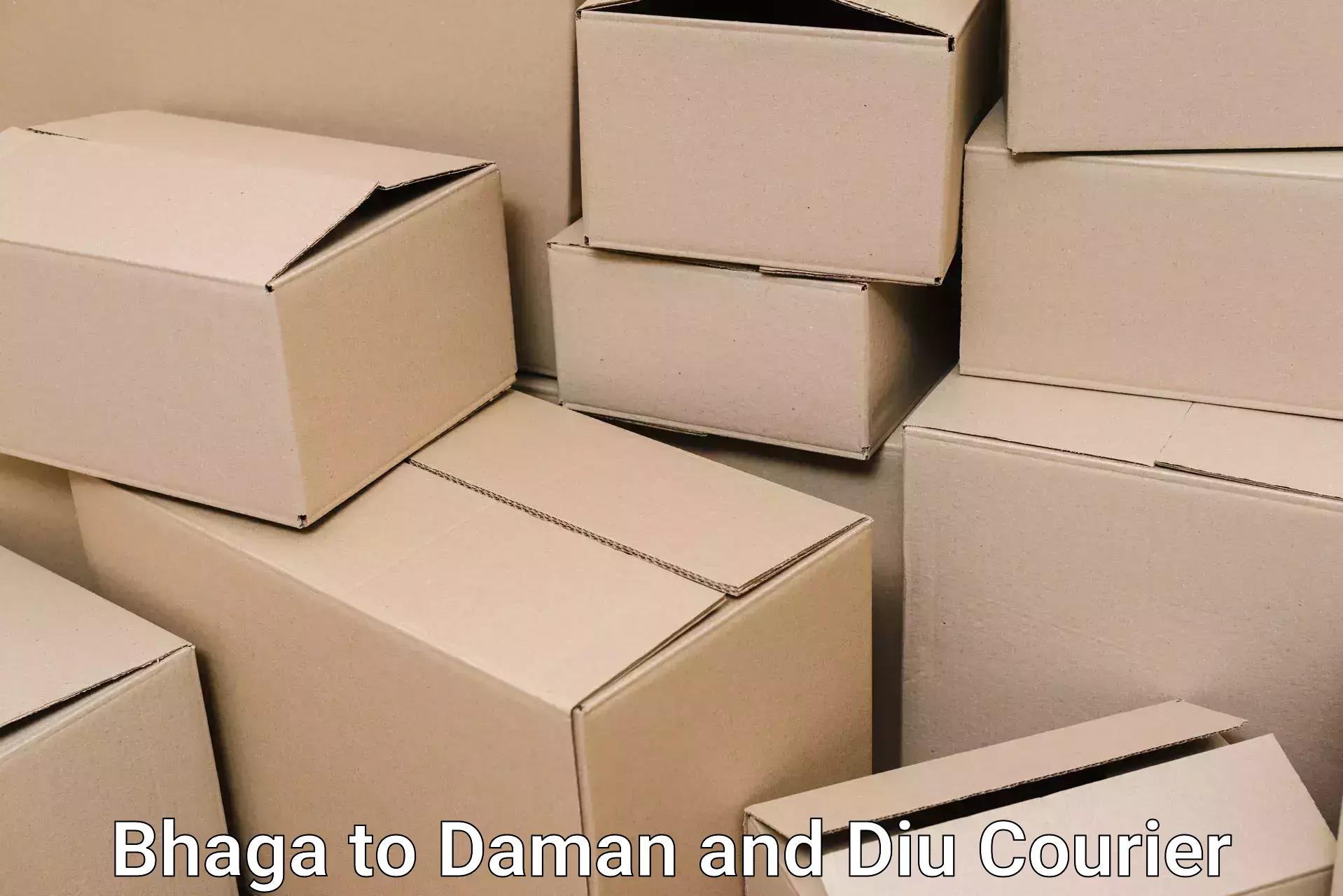 Household goods movers and packers Bhaga to Diu