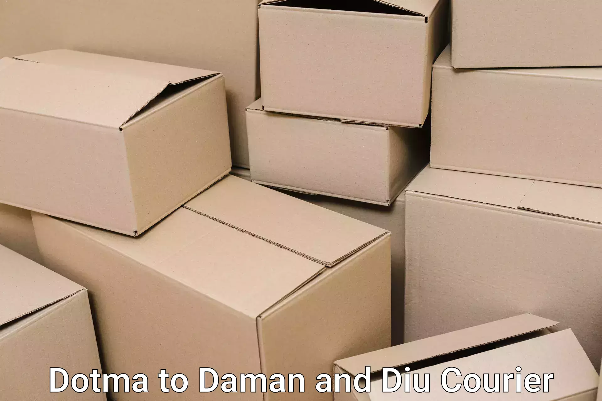 Professional moving company Dotma to Diu