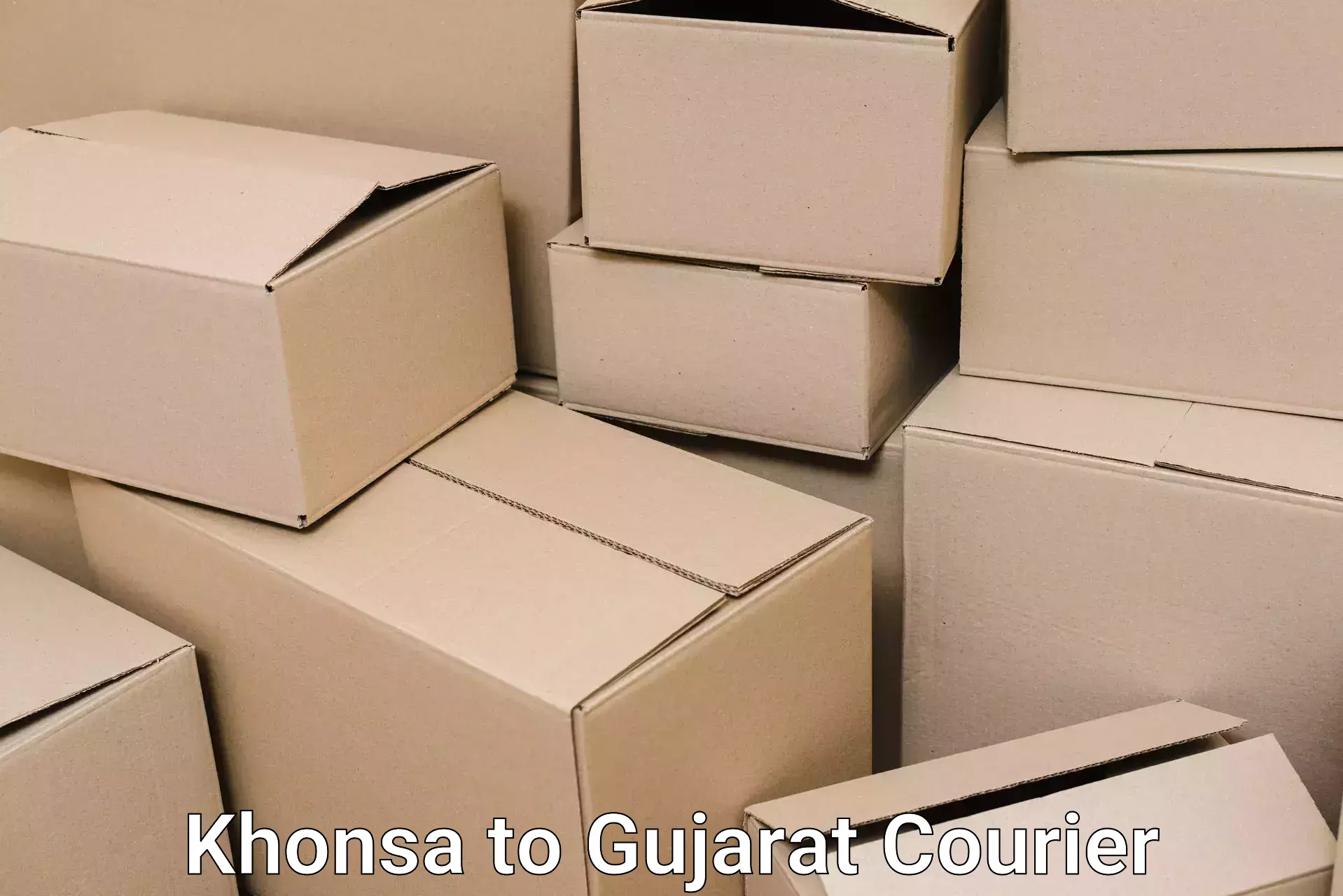 Reliable furniture movers Khonsa to Surat