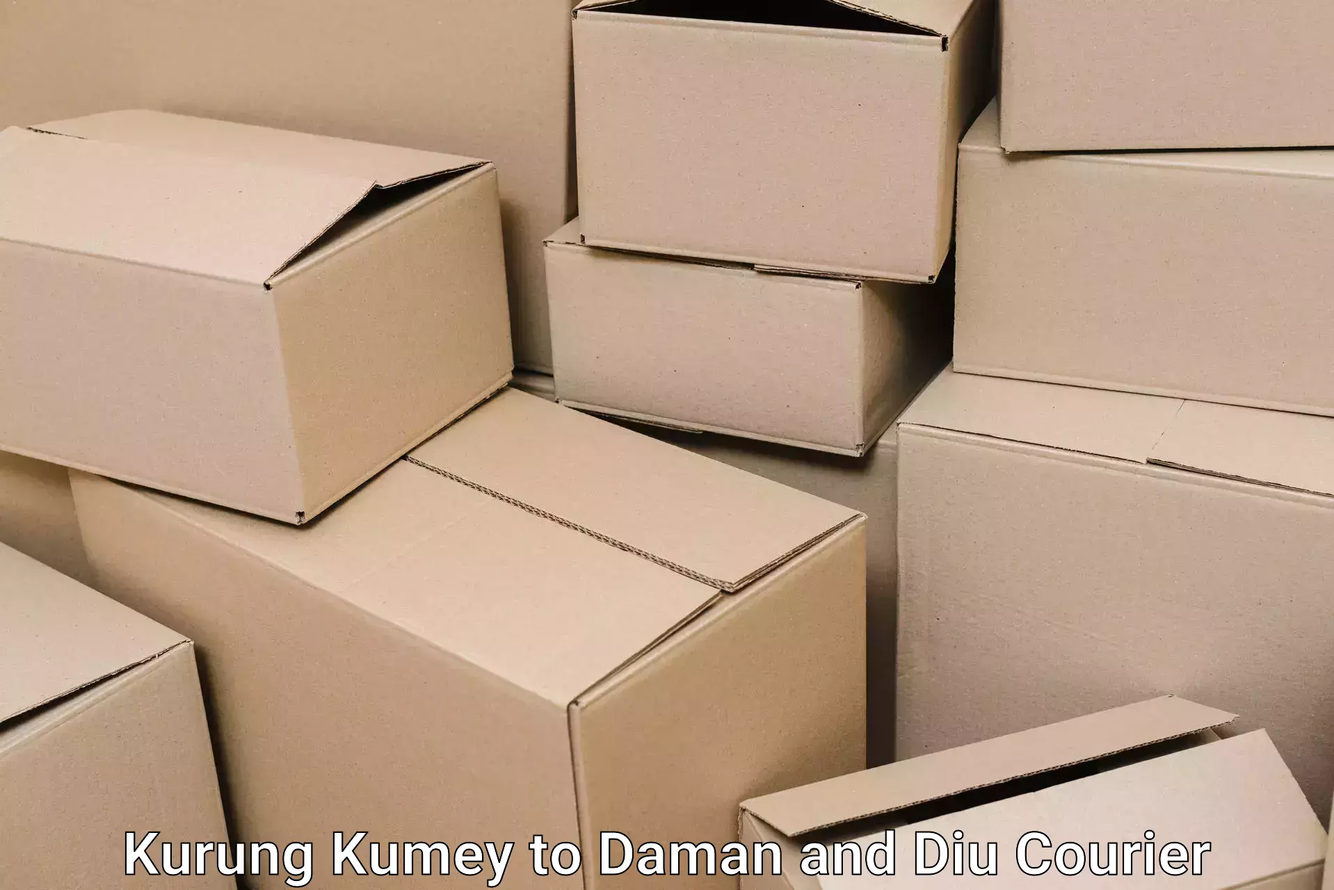 Trusted moving company Kurung Kumey to Daman and Diu