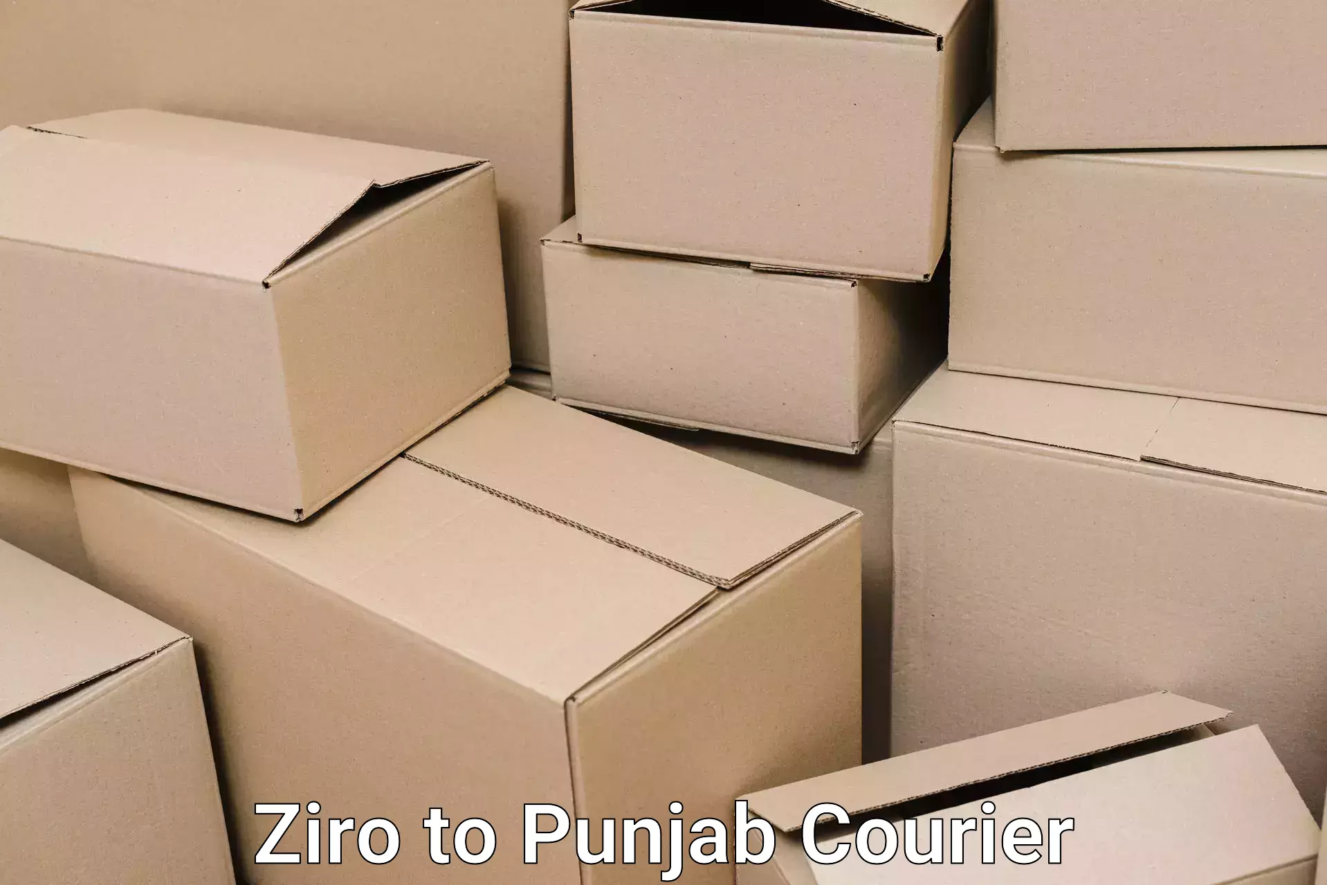 Quality relocation services Ziro to Punjab