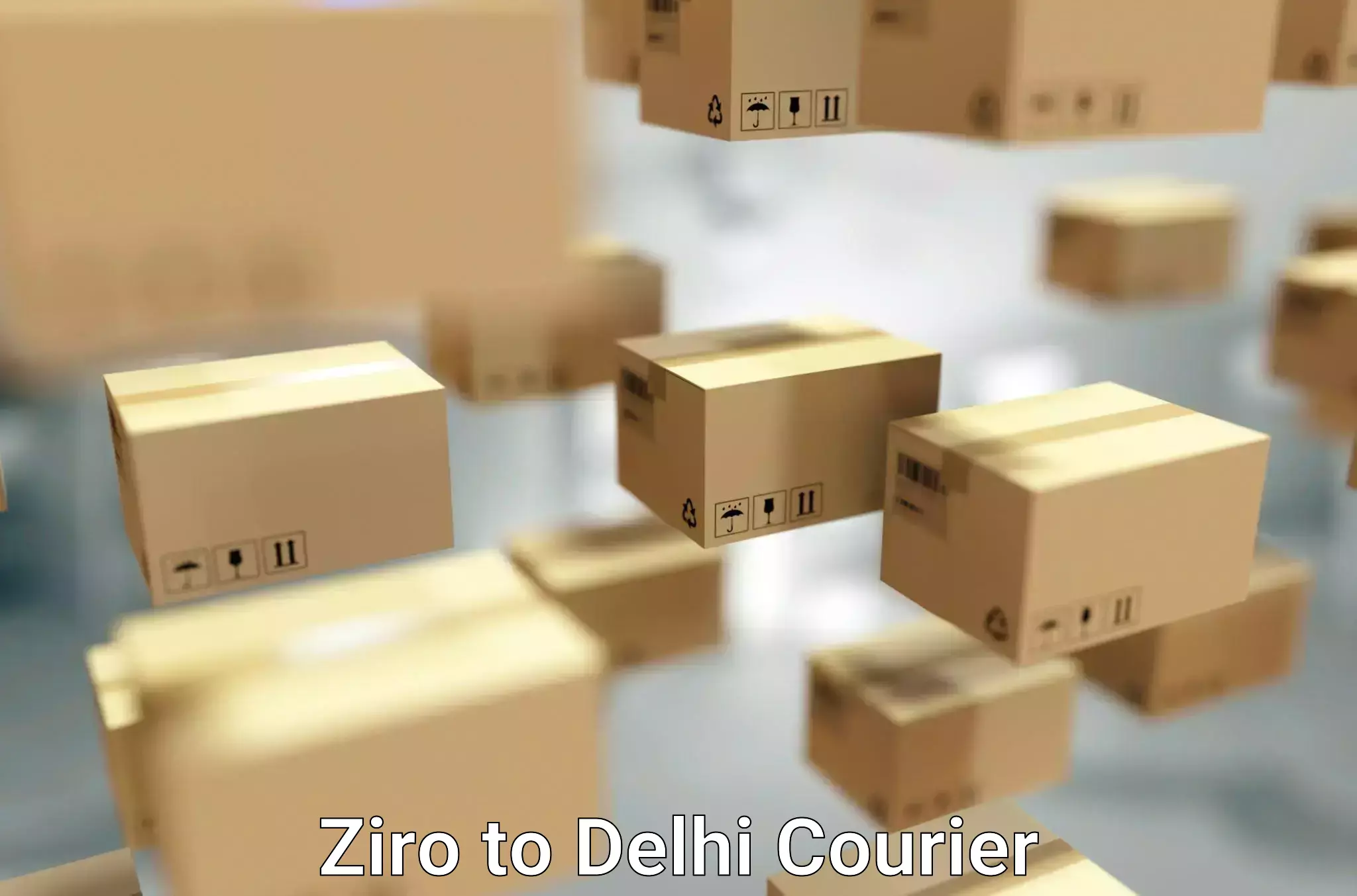 Comprehensive household relocation Ziro to Jawaharlal Nehru University New Delhi