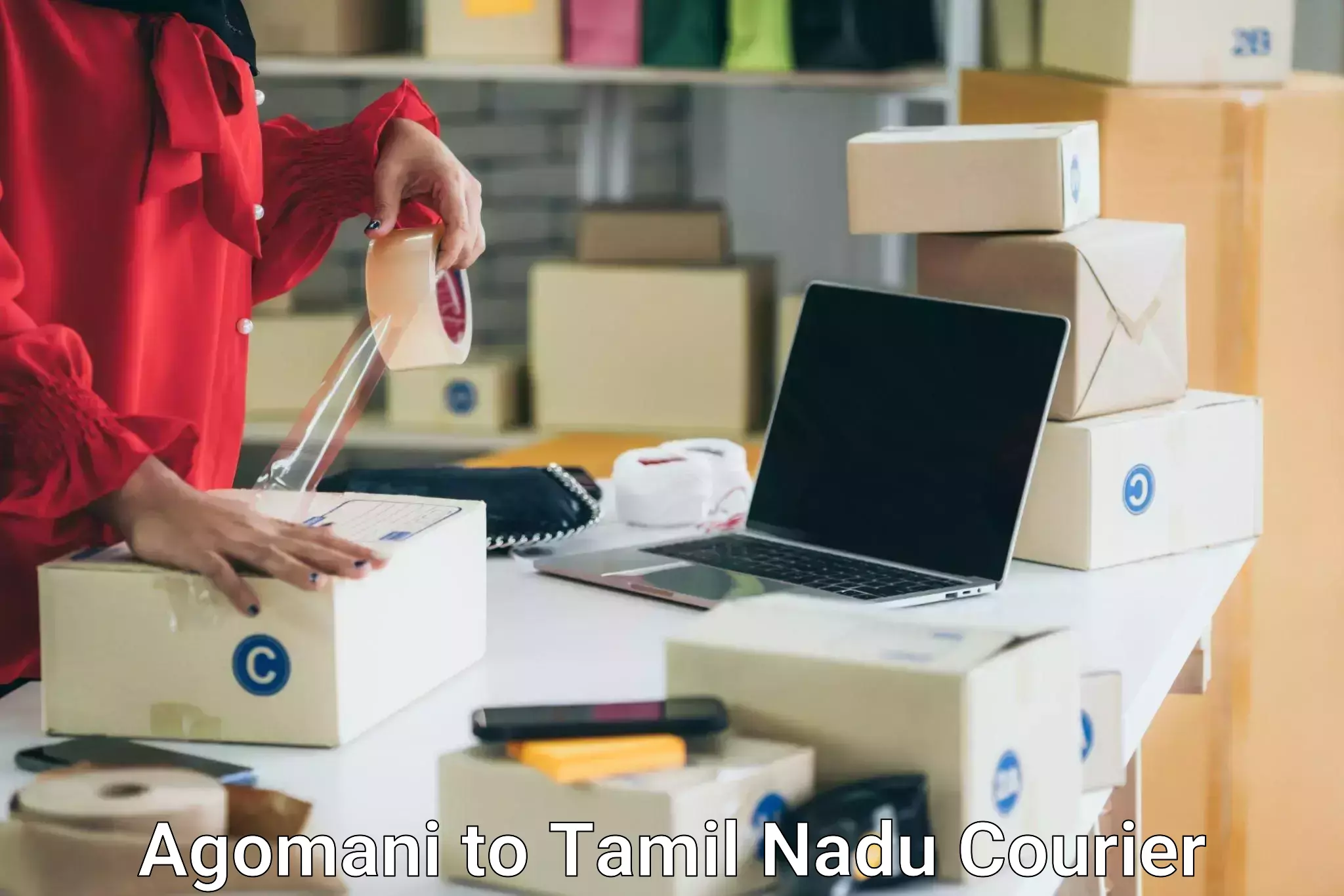 Cost-effective furniture movers Agomani to Tamil Nadu Agricultural University Coimbatore