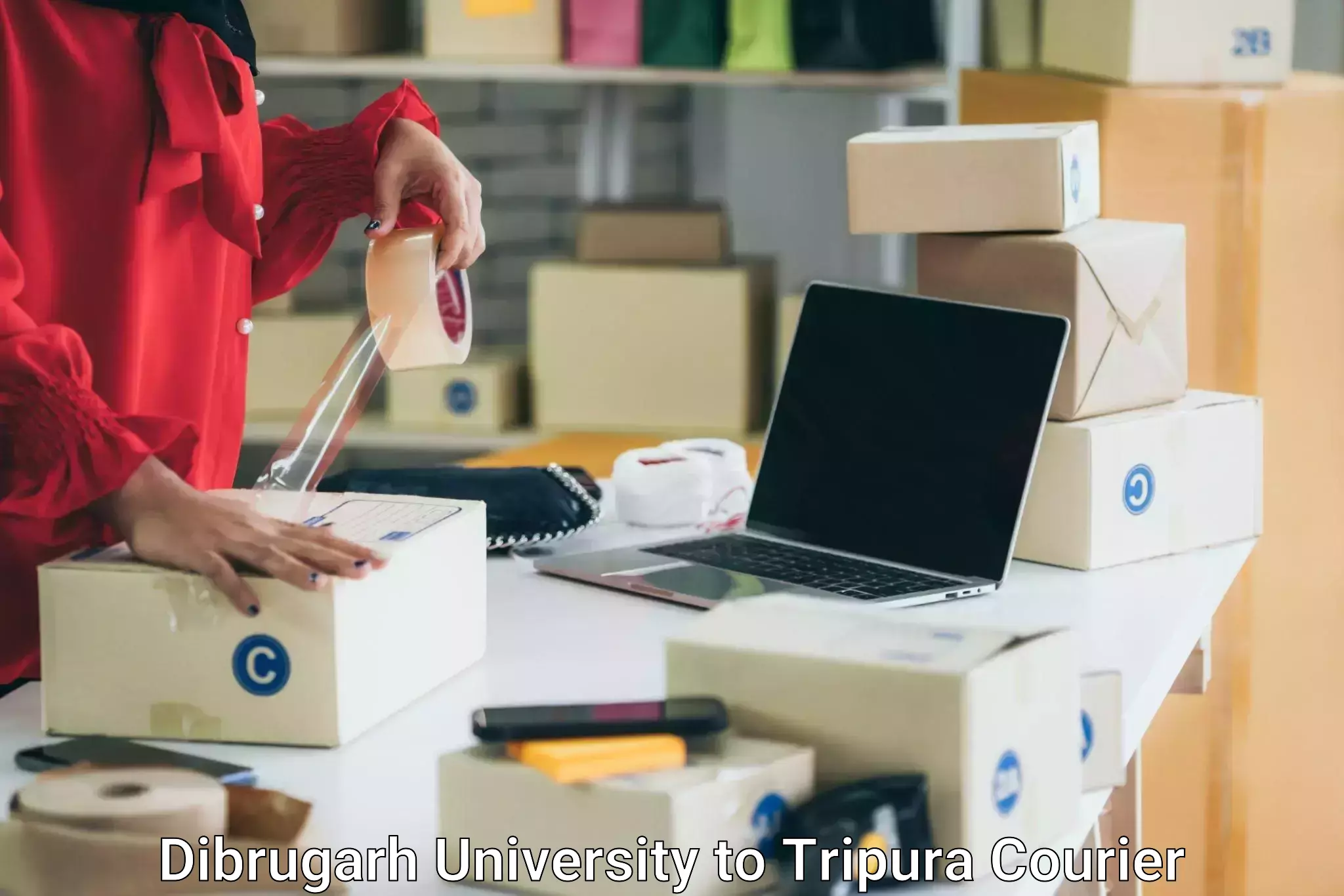 Furniture shipping services Dibrugarh University to Manughat