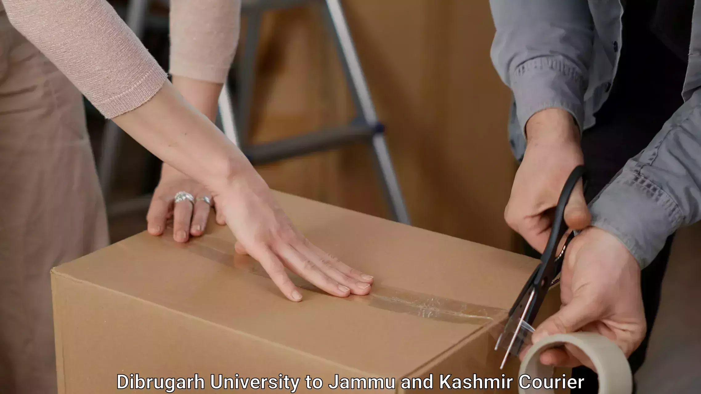 Full-service furniture transport Dibrugarh University to Kulgam