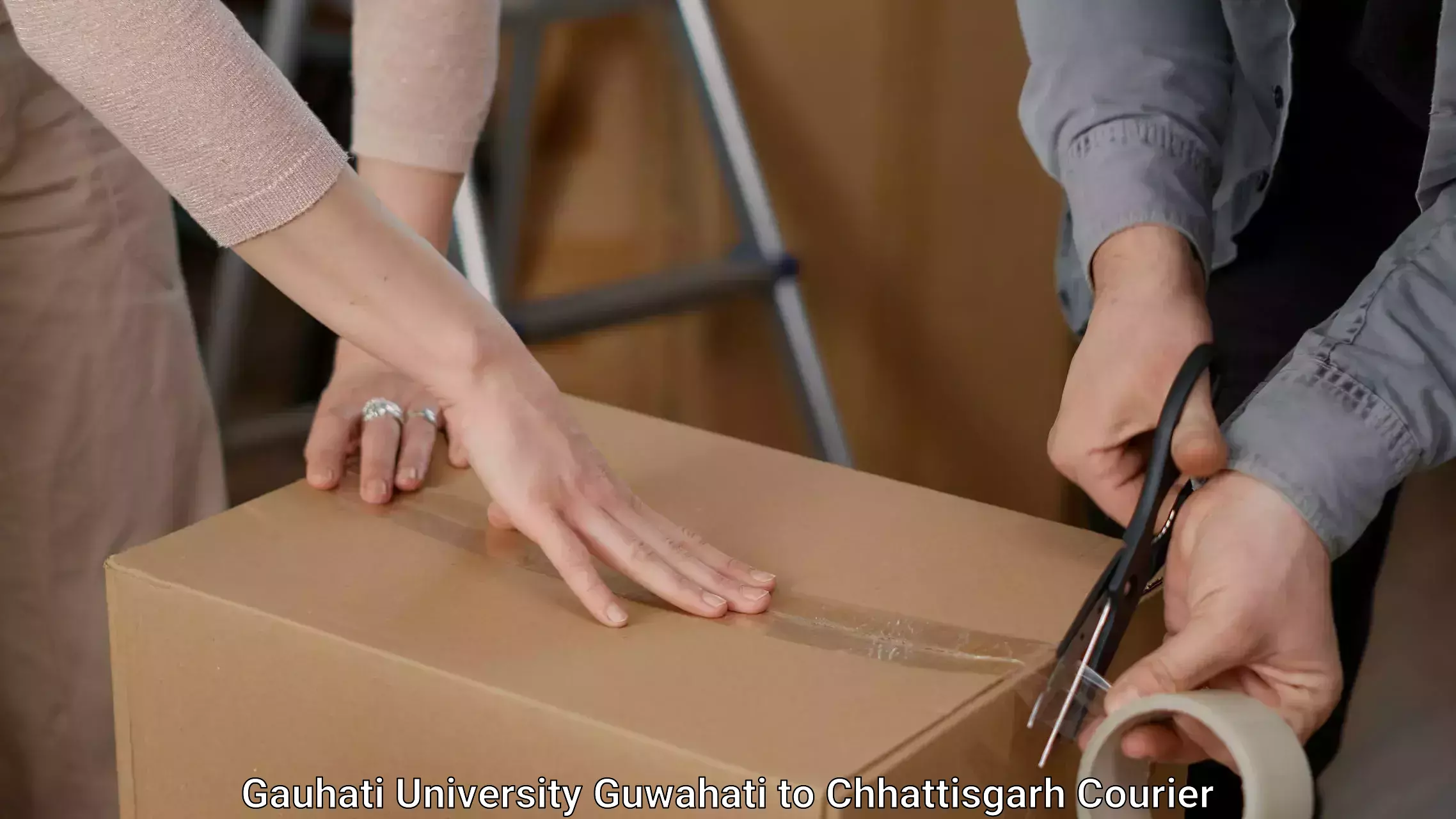 Furniture relocation experts Gauhati University Guwahati to Dharamjaigarh