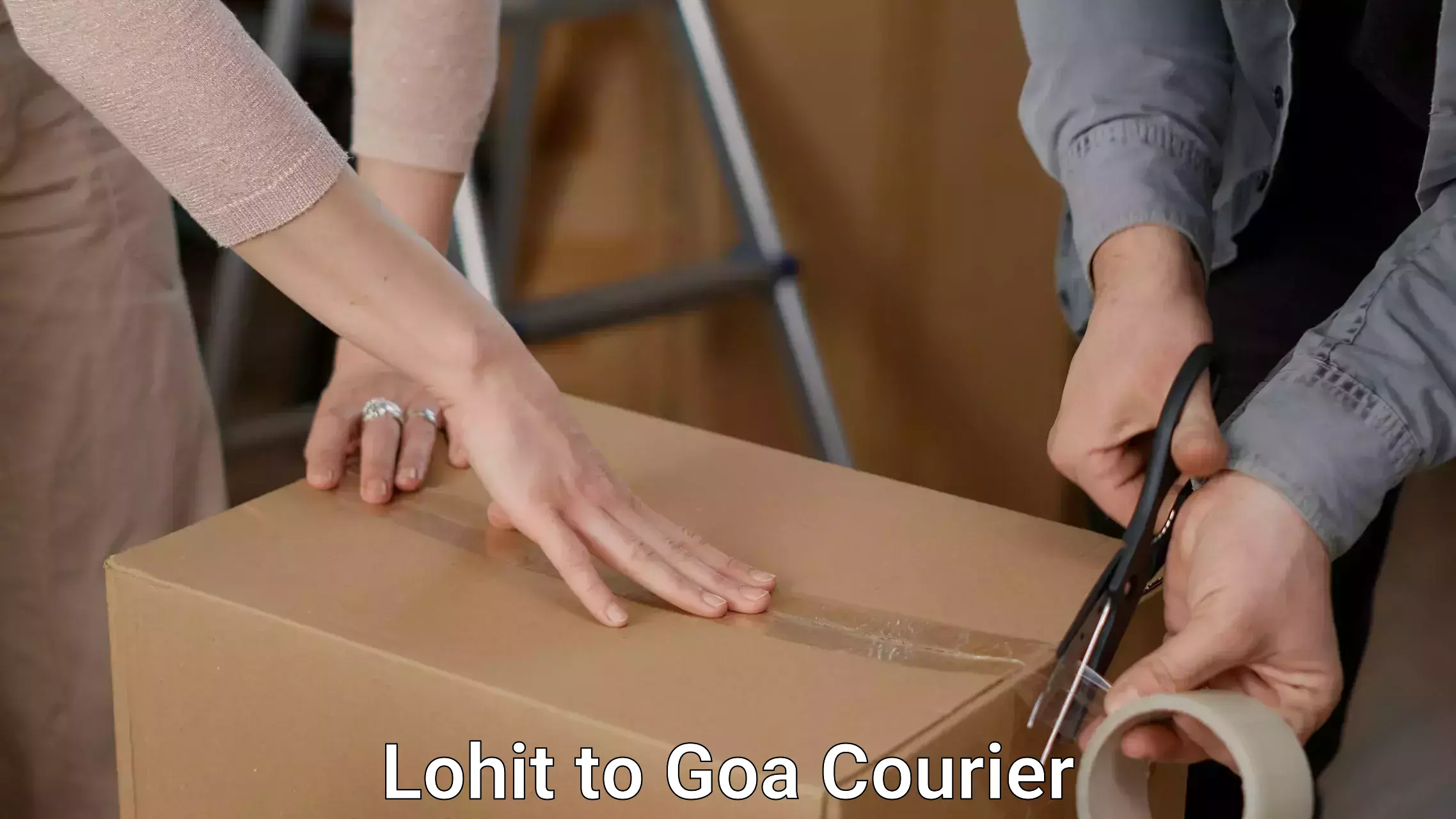 Home goods moving Lohit to NIT Goa