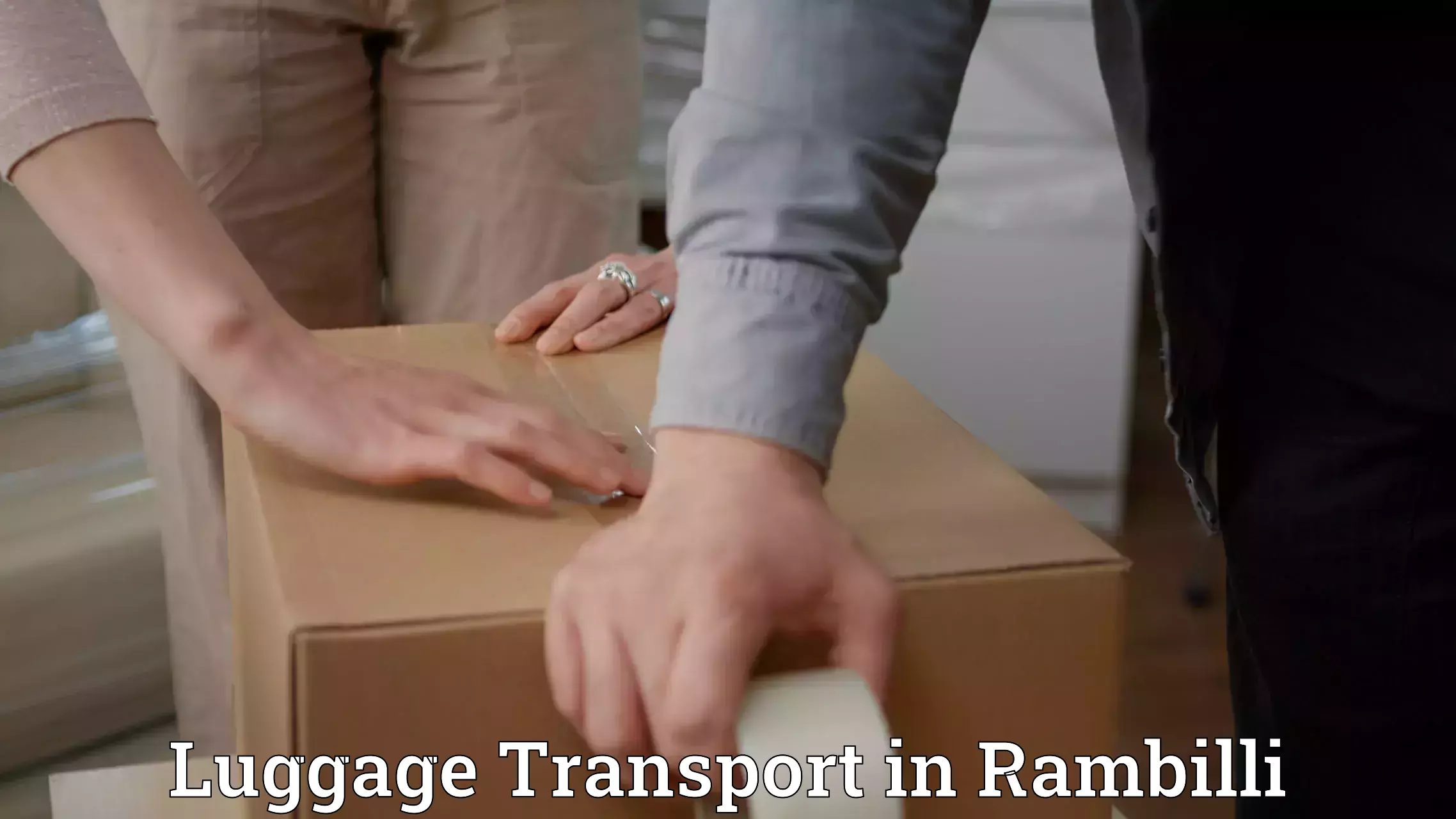 Luggage transport tips in Rambilli