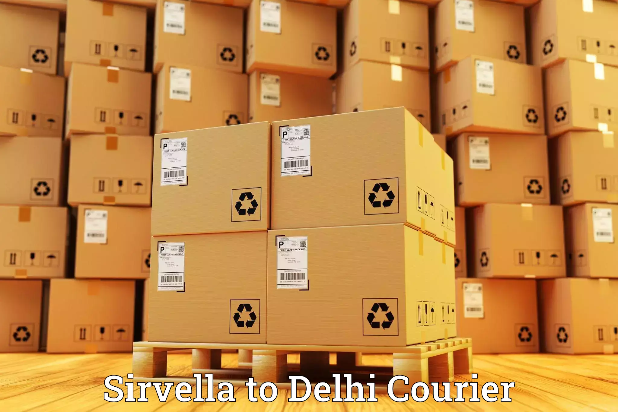 Sports equipment baggage shipping Sirvella to Delhi Technological University DTU