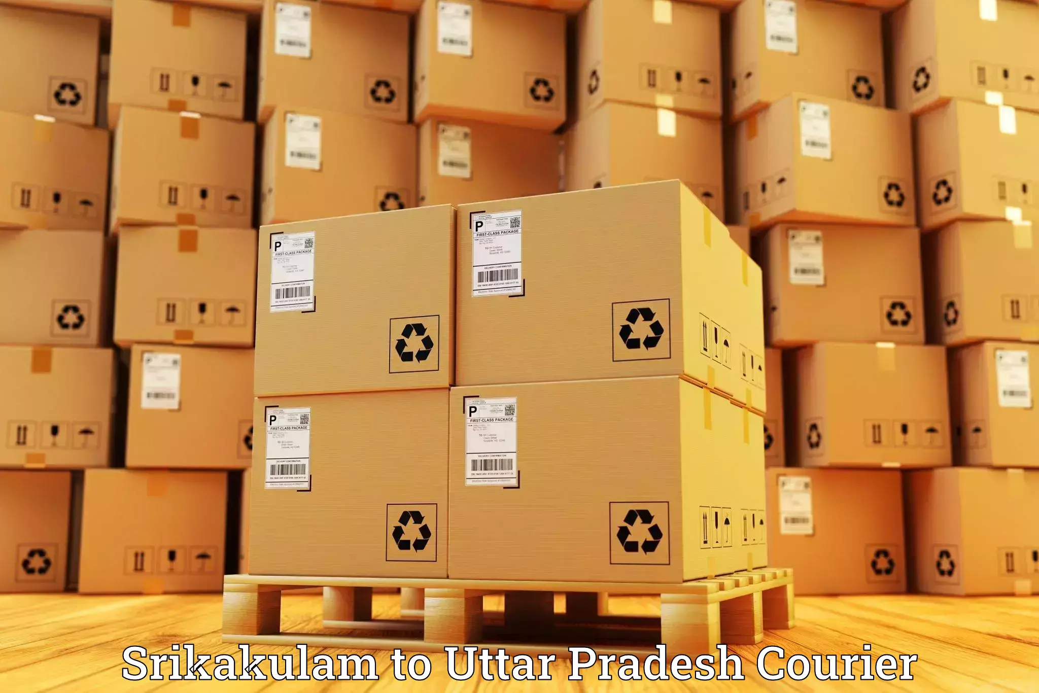 Trackable baggage shipping Srikakulam to Khutar