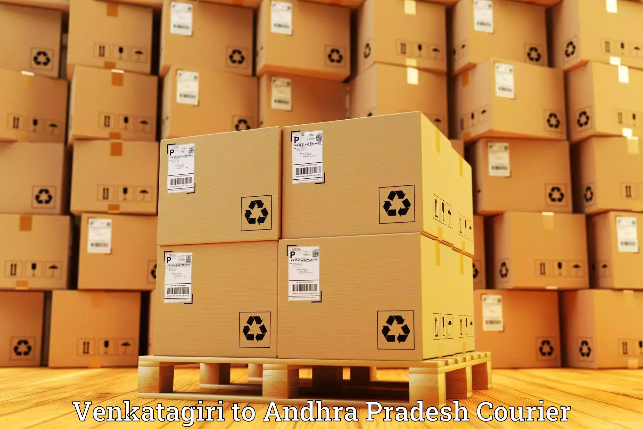 Online luggage shipping booking in Venkatagiri to NIT Andhra Pradesh