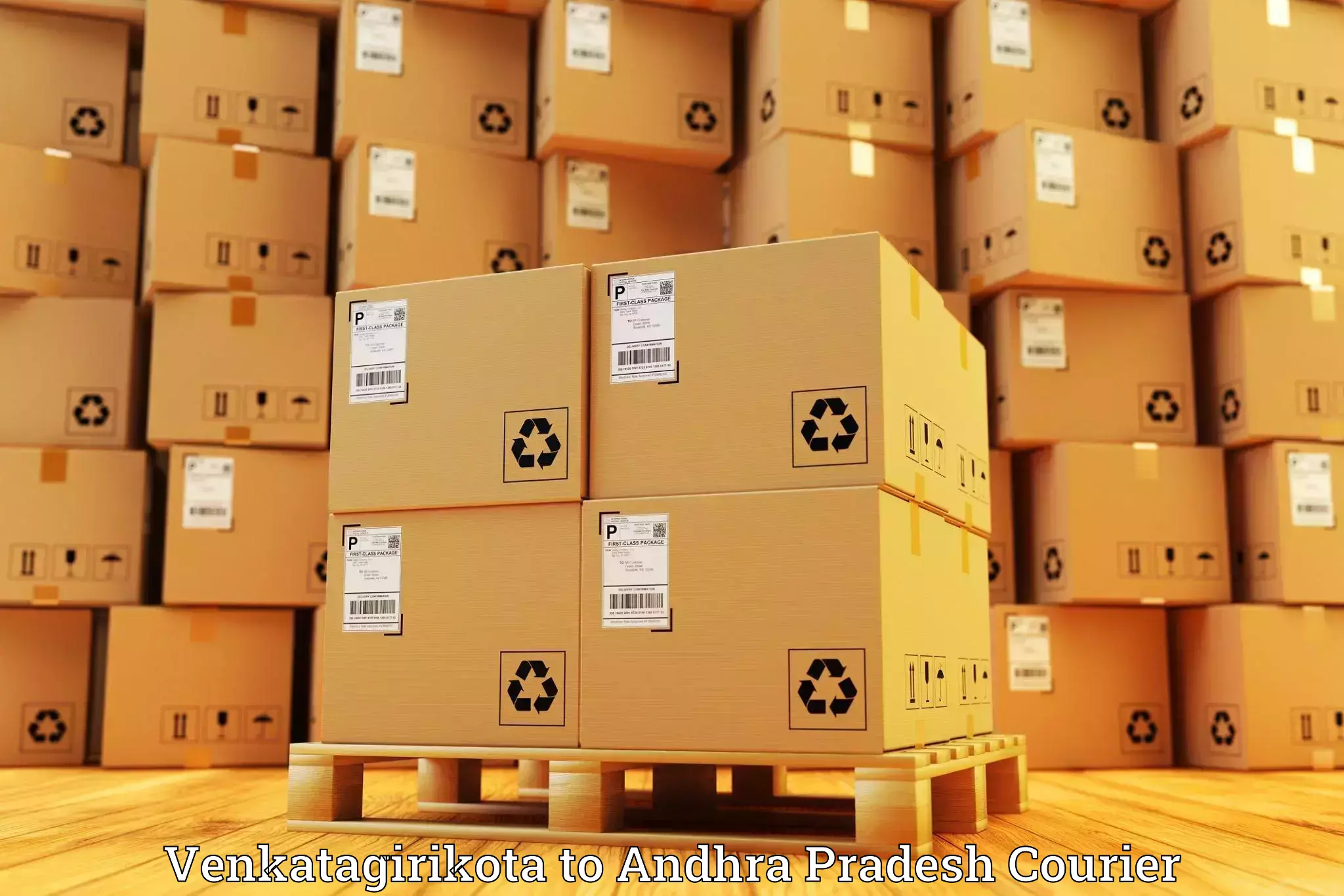 Advanced baggage shipping Venkatagirikota to Jangareddygudem