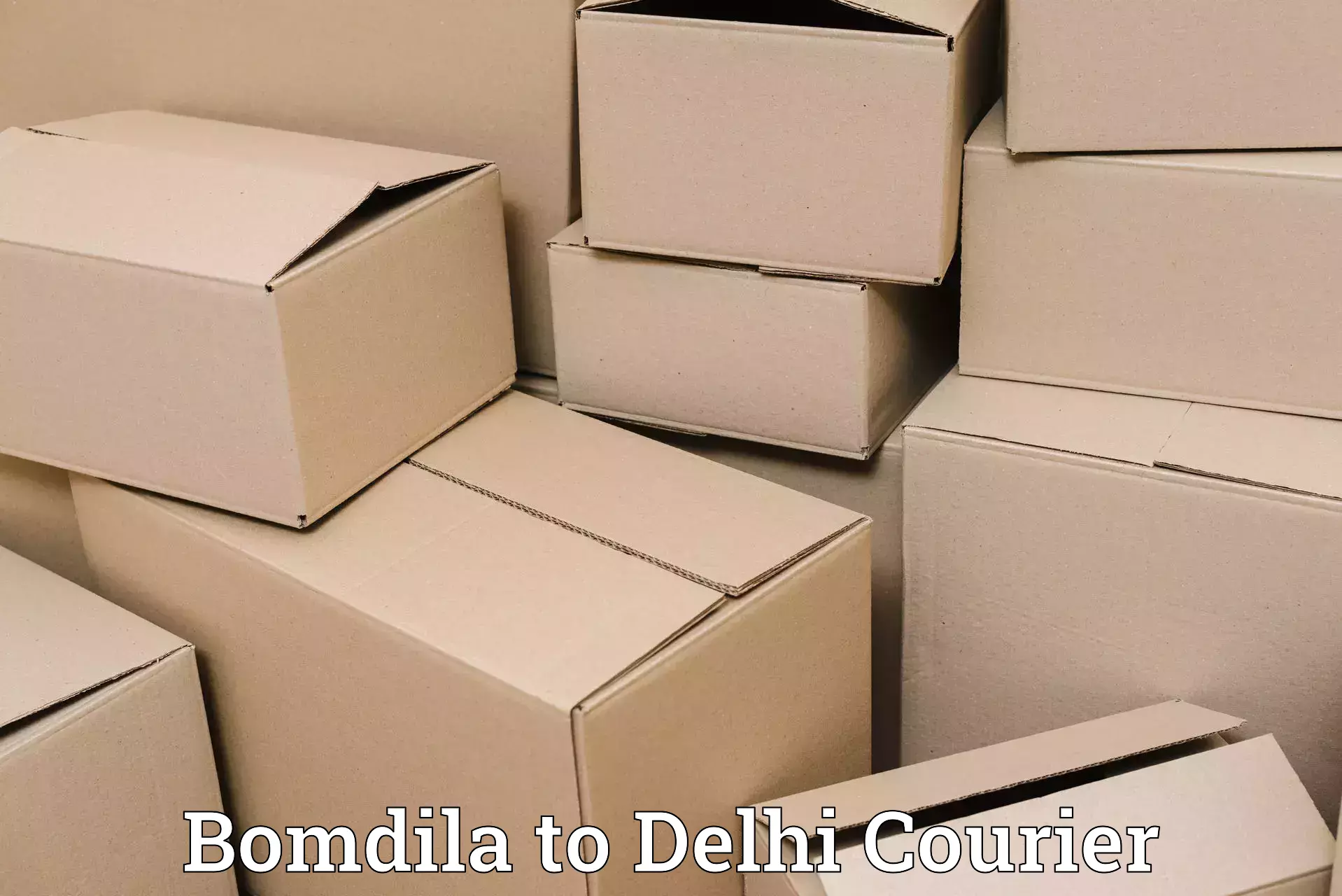 Doorstep luggage collection Bomdila to Naraina Industrial Estate