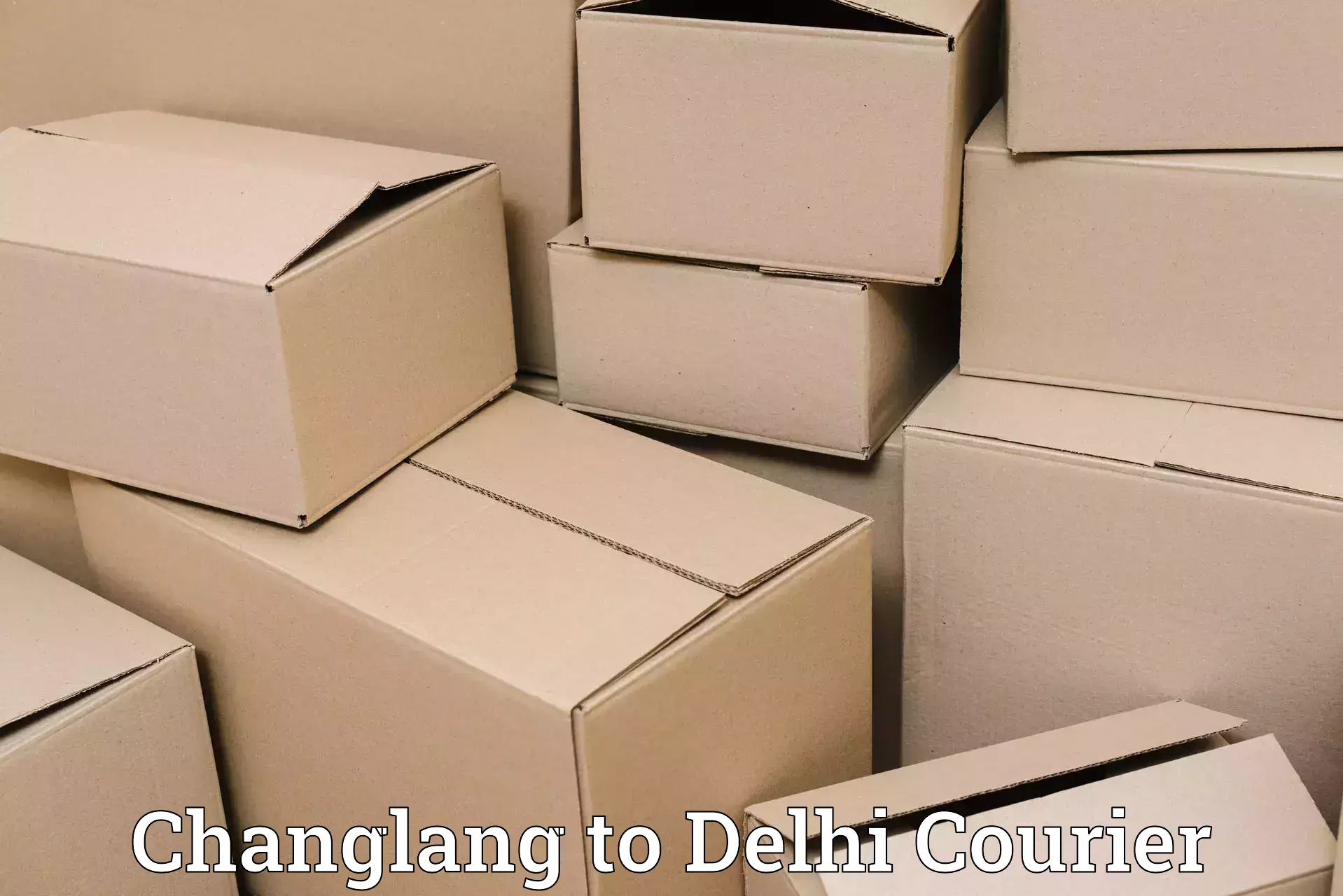 Advanced baggage shipping Changlang to Delhi Technological University DTU