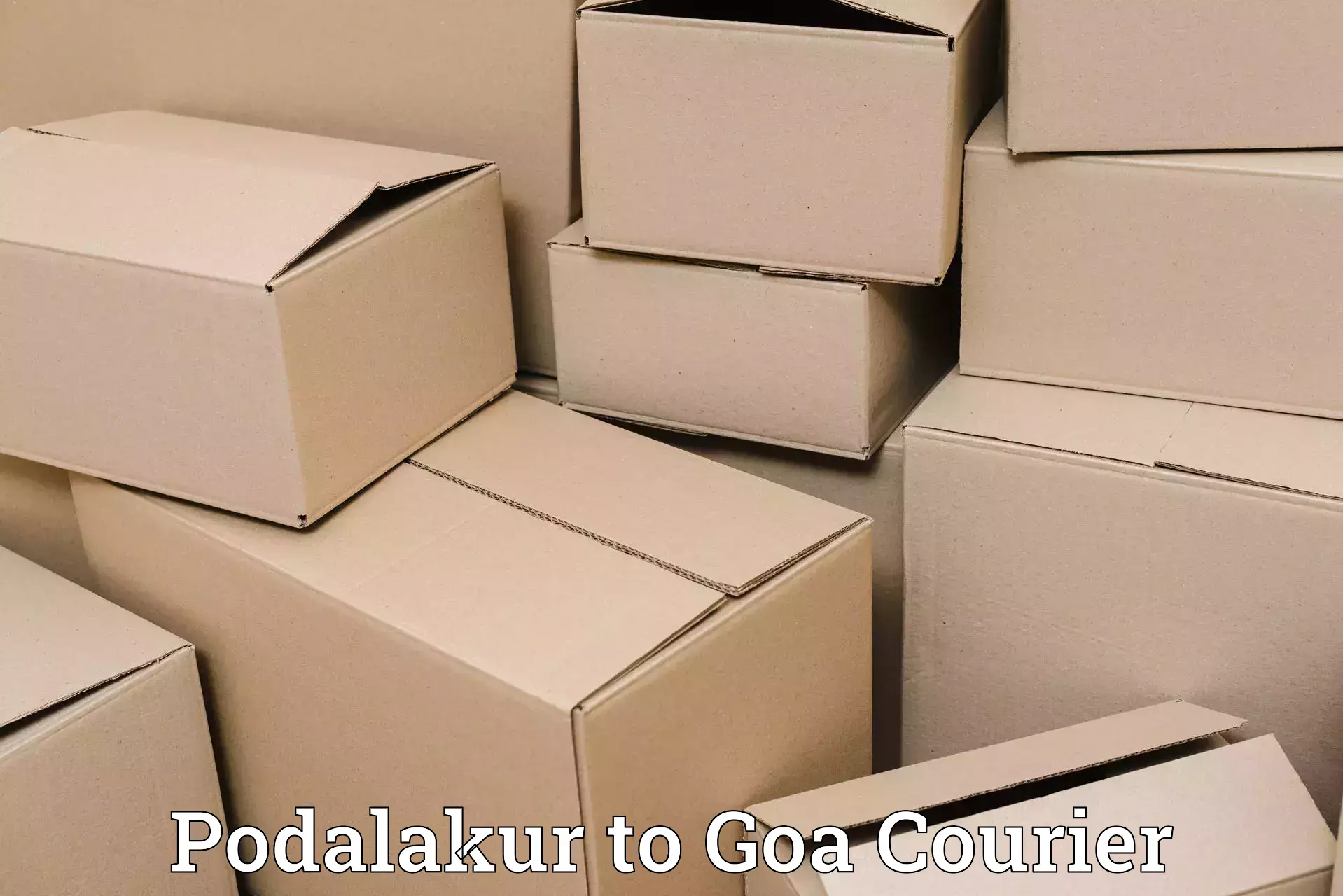 Affordable baggage delivery Podalakur to IIT Goa