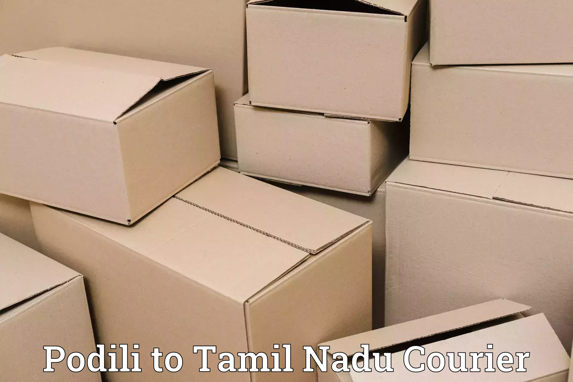 Single item baggage courier Podili to Sriperumbudur