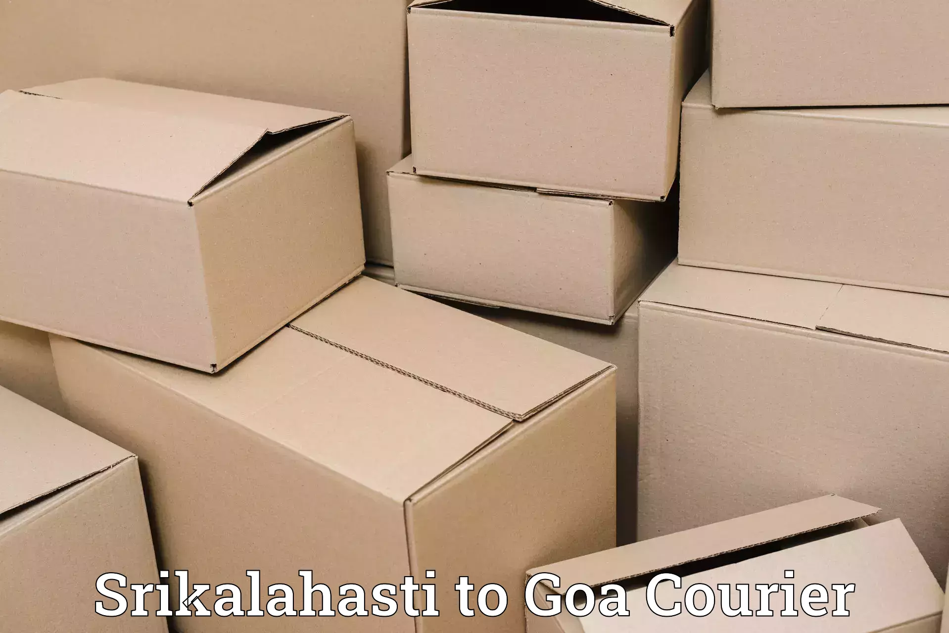 Holiday baggage shipping Srikalahasti to IIT Goa