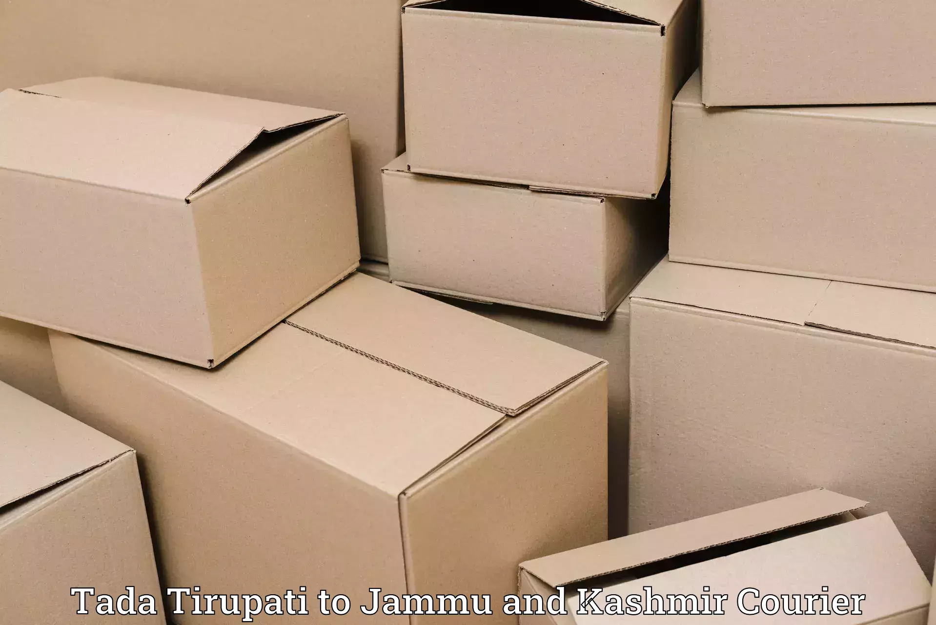 Luggage shipping management Tada Tirupati to Jammu