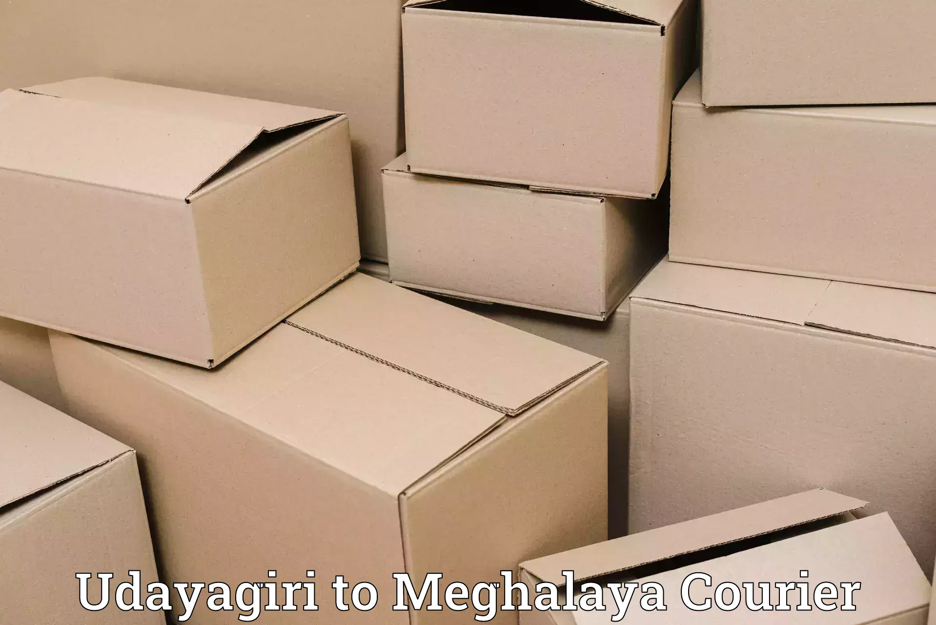 Baggage delivery scheduling Udayagiri to Meghalaya