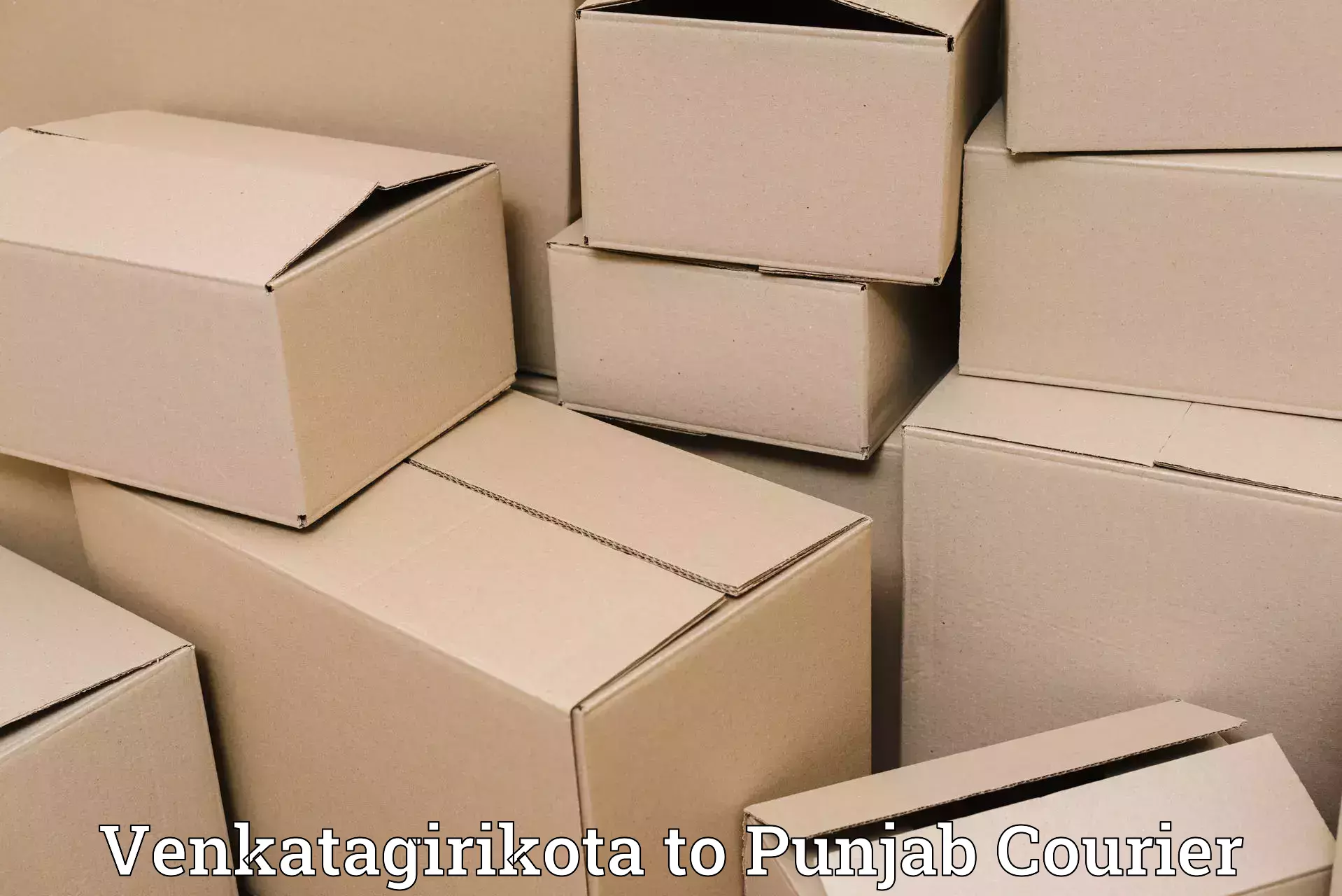 Luggage delivery operations Venkatagirikota to Punjab