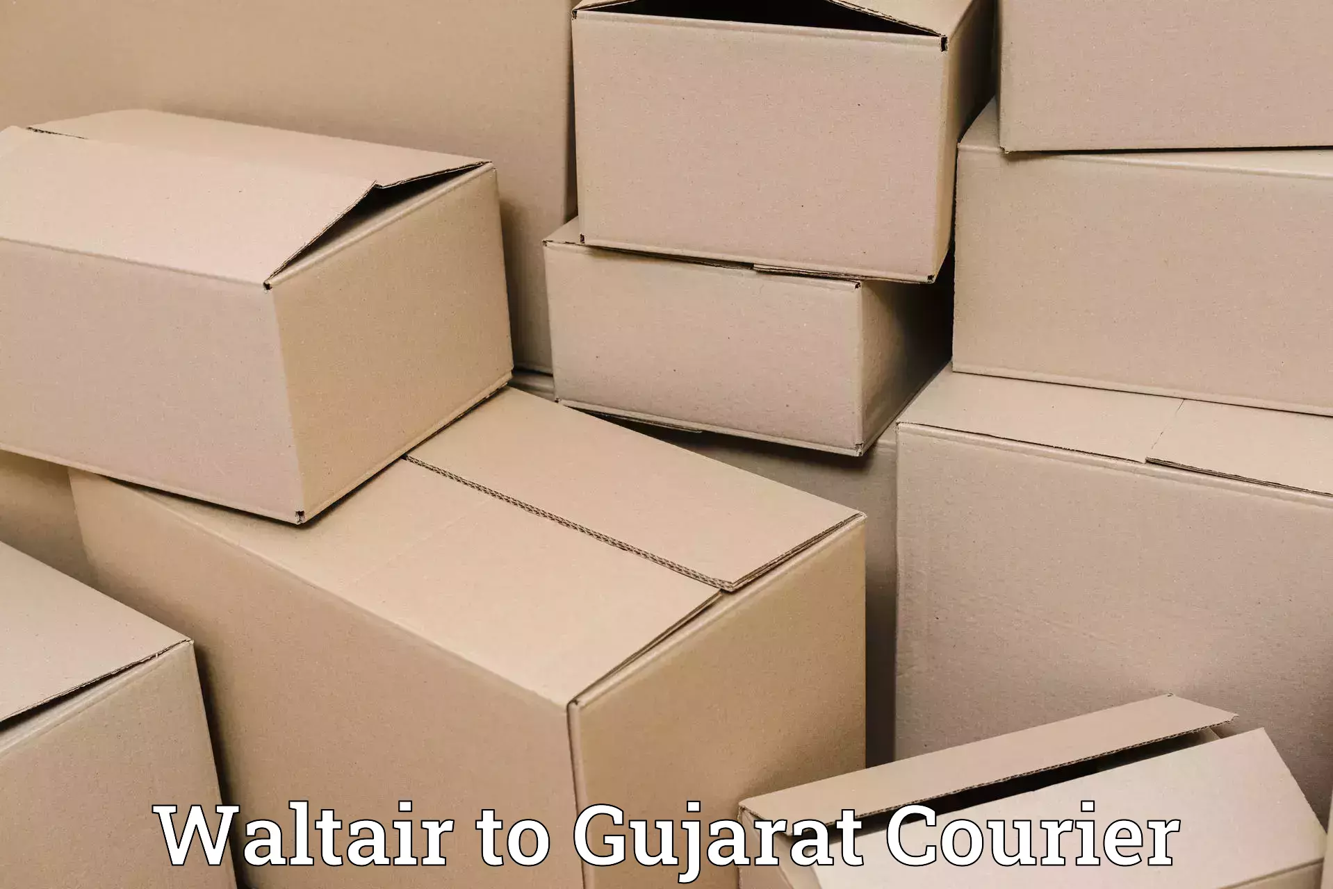 Luggage courier logistics Waltair to Katodara