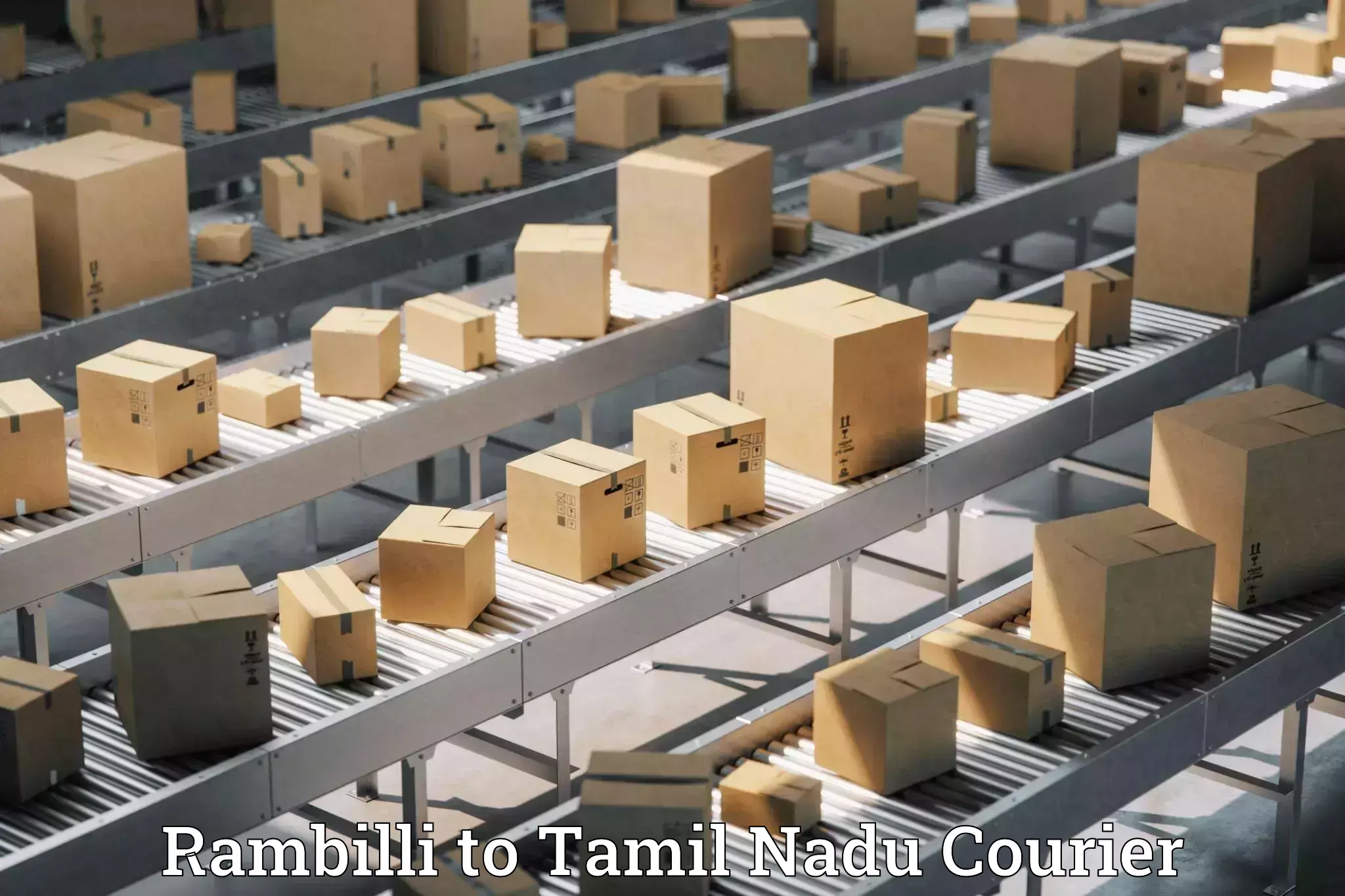 Luggage transport rates calculator Rambilli to Ottapidaram