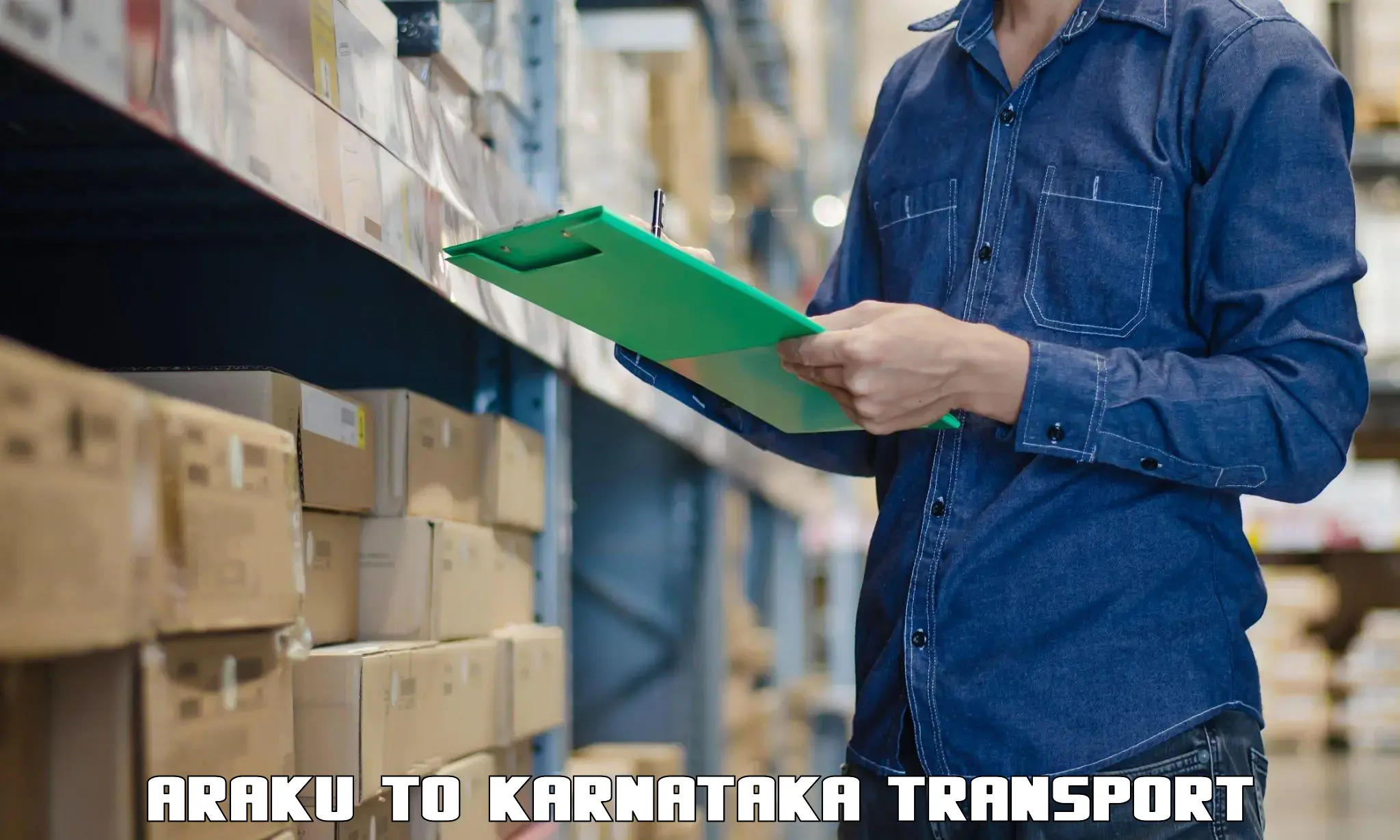 Transportation solution services Araku to Mannaekhelli