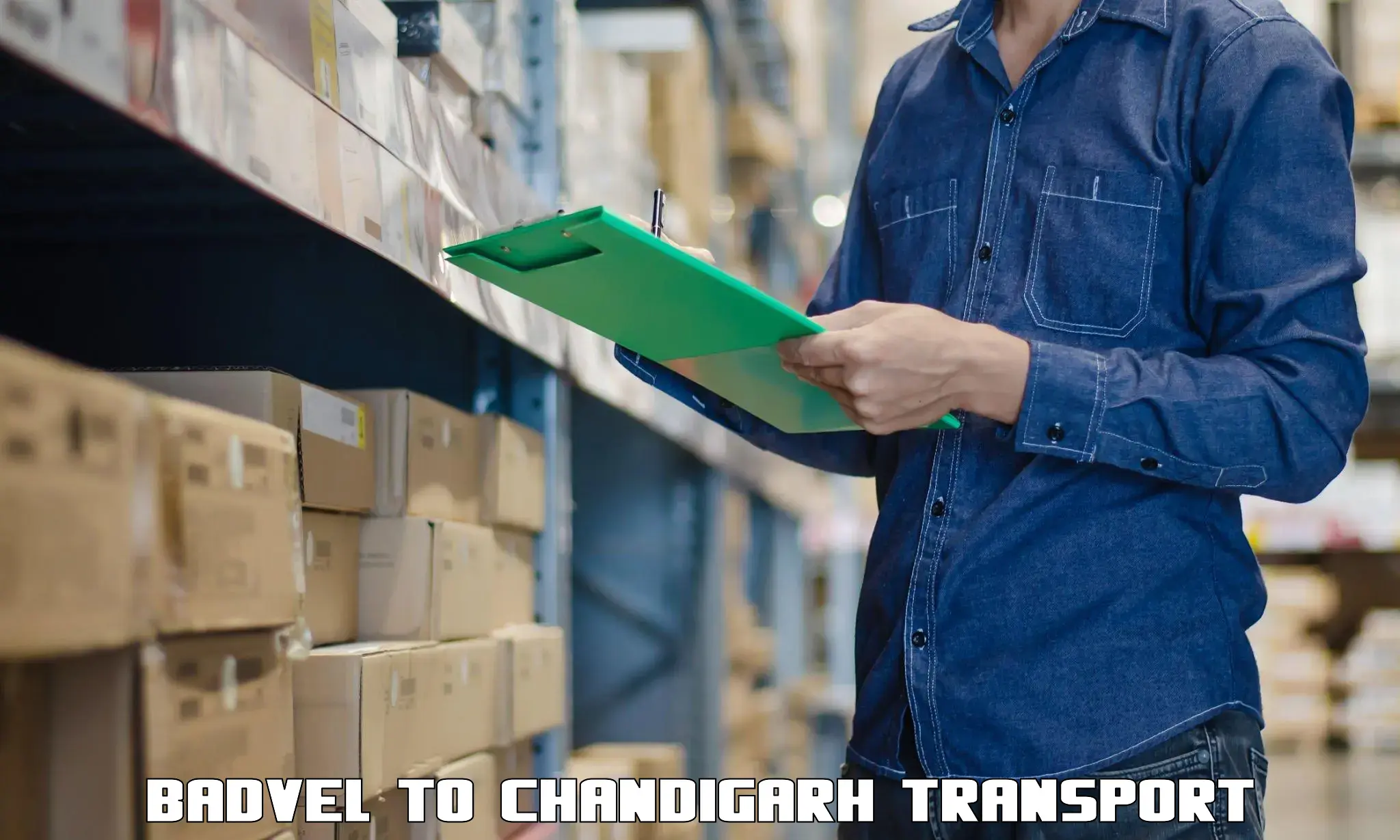 Best transport services in India Badvel to Chandigarh