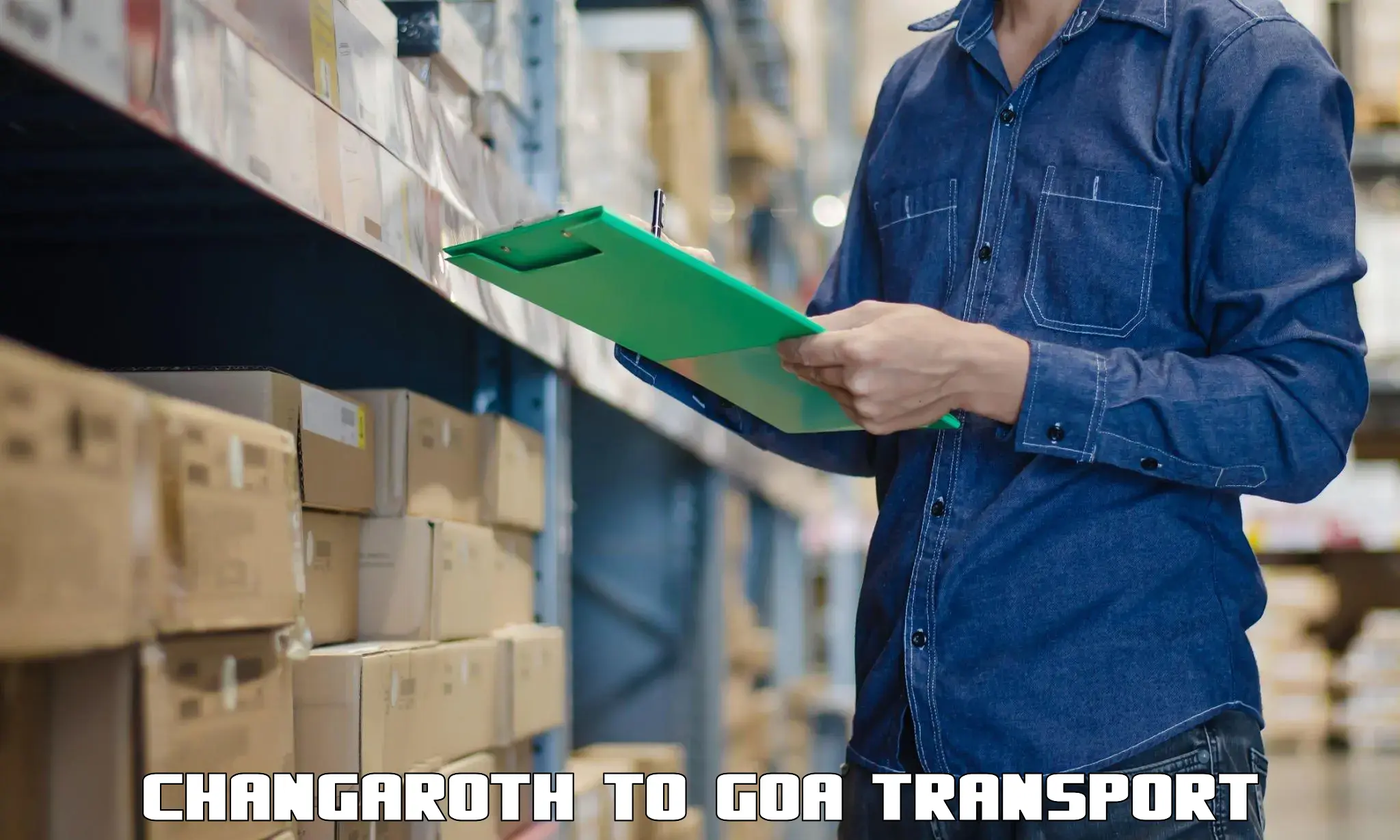 Online transport Changaroth to Mormugao Port