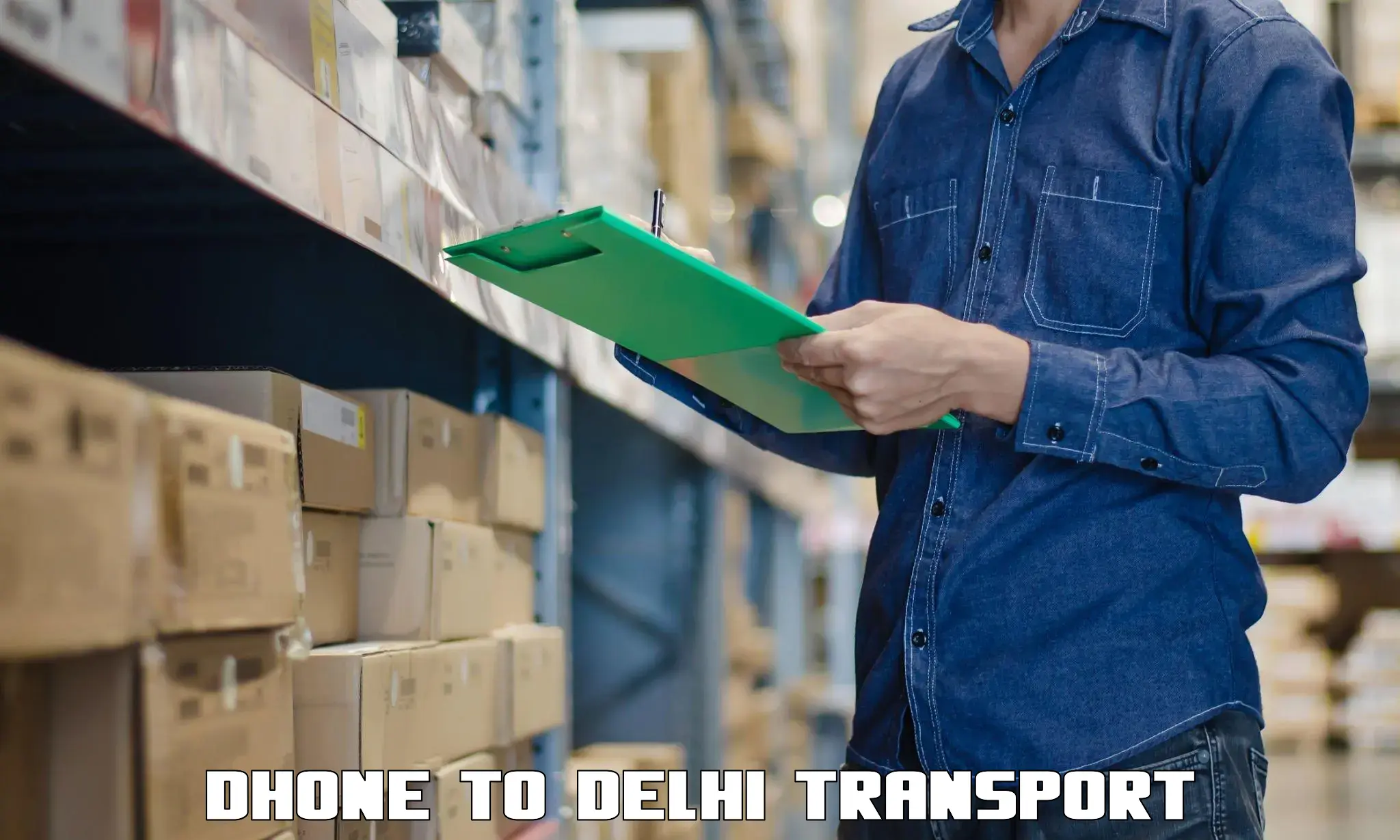 Door to door transport services Dhone to University of Delhi
