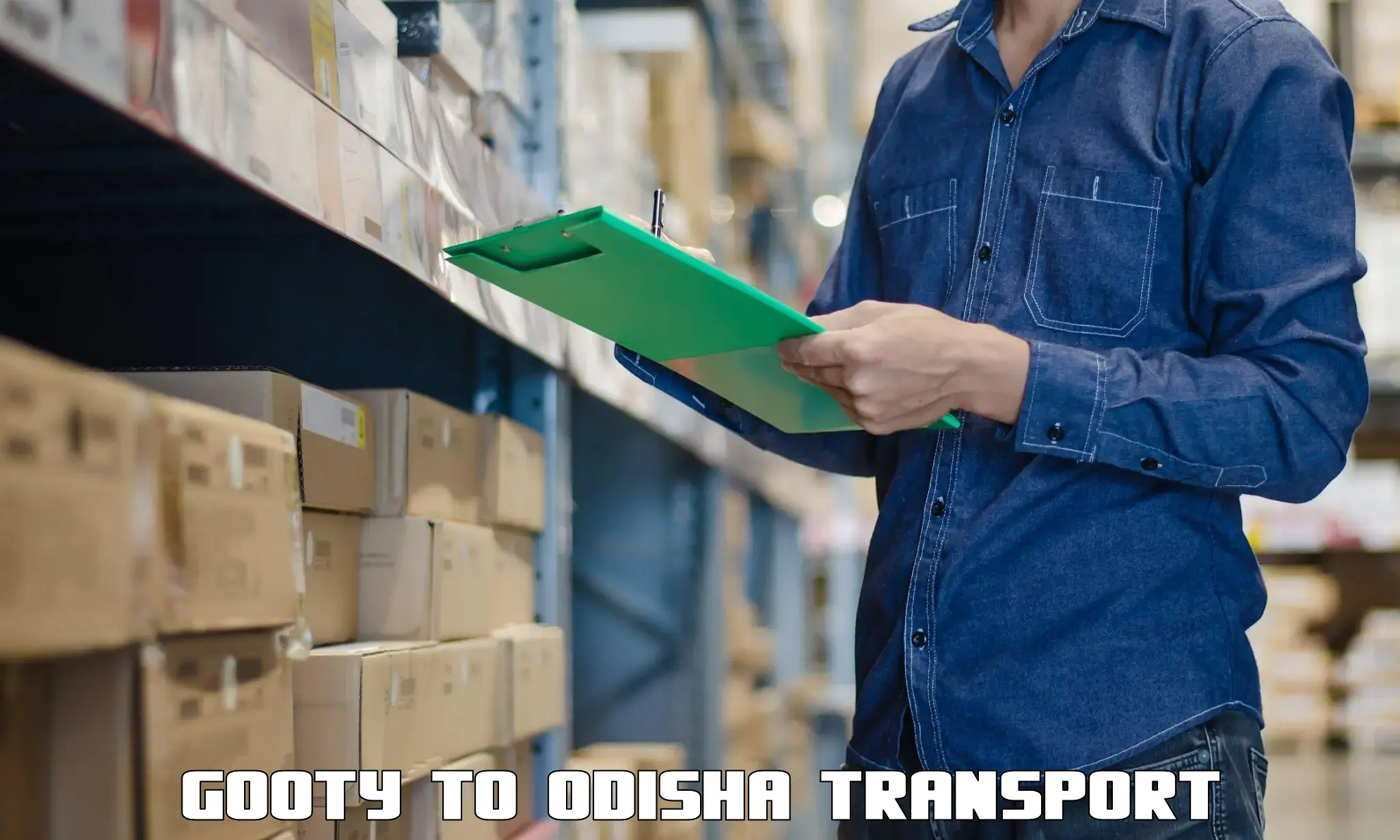 Road transport online services Gooty to Siksha O Anusandhan Bhubaneswar