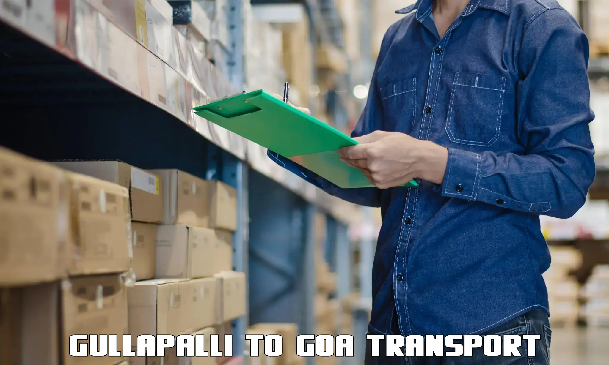 Road transport online services Gullapalli to Margao