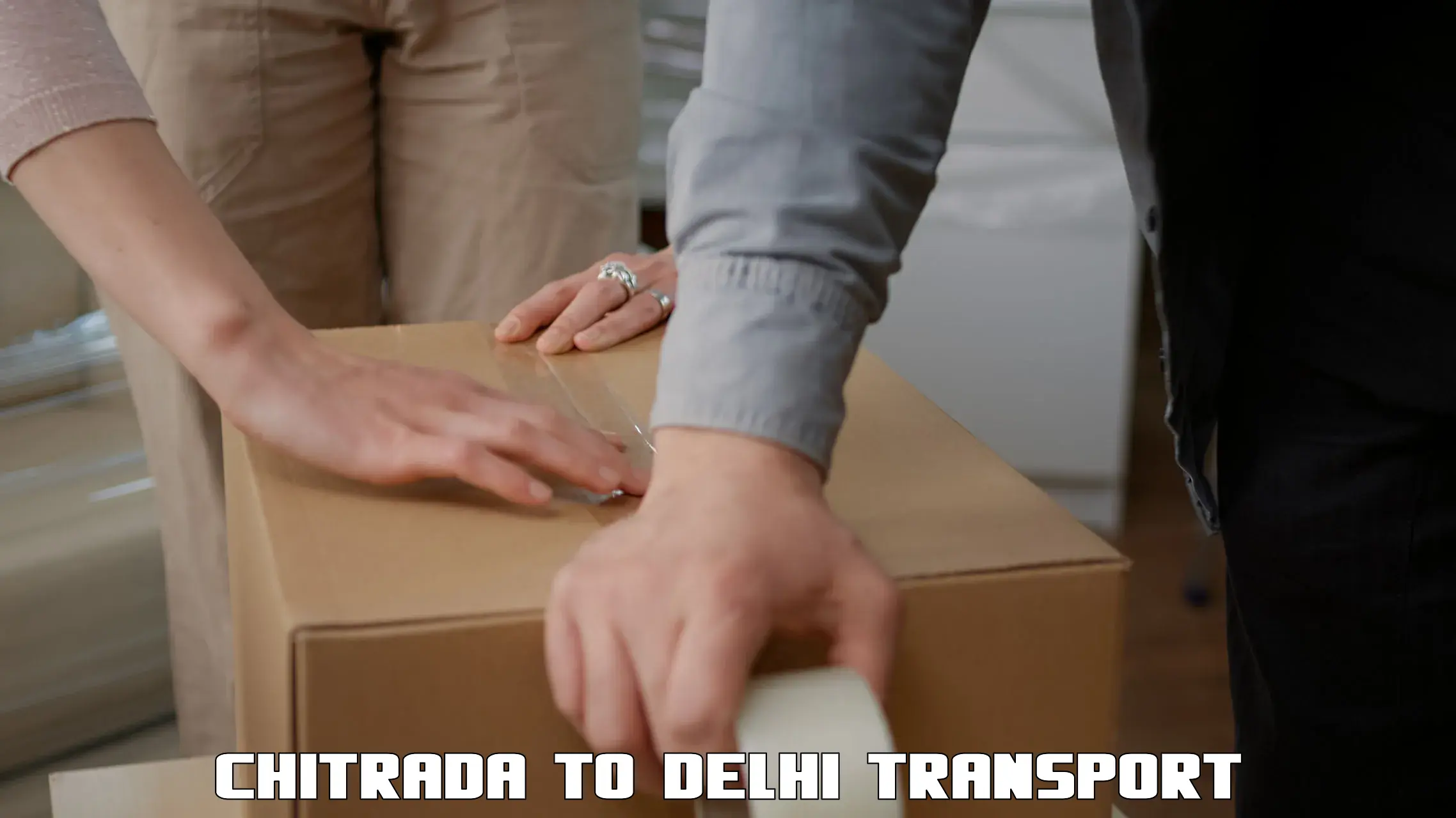 Door to door transport services Chitrada to Delhi