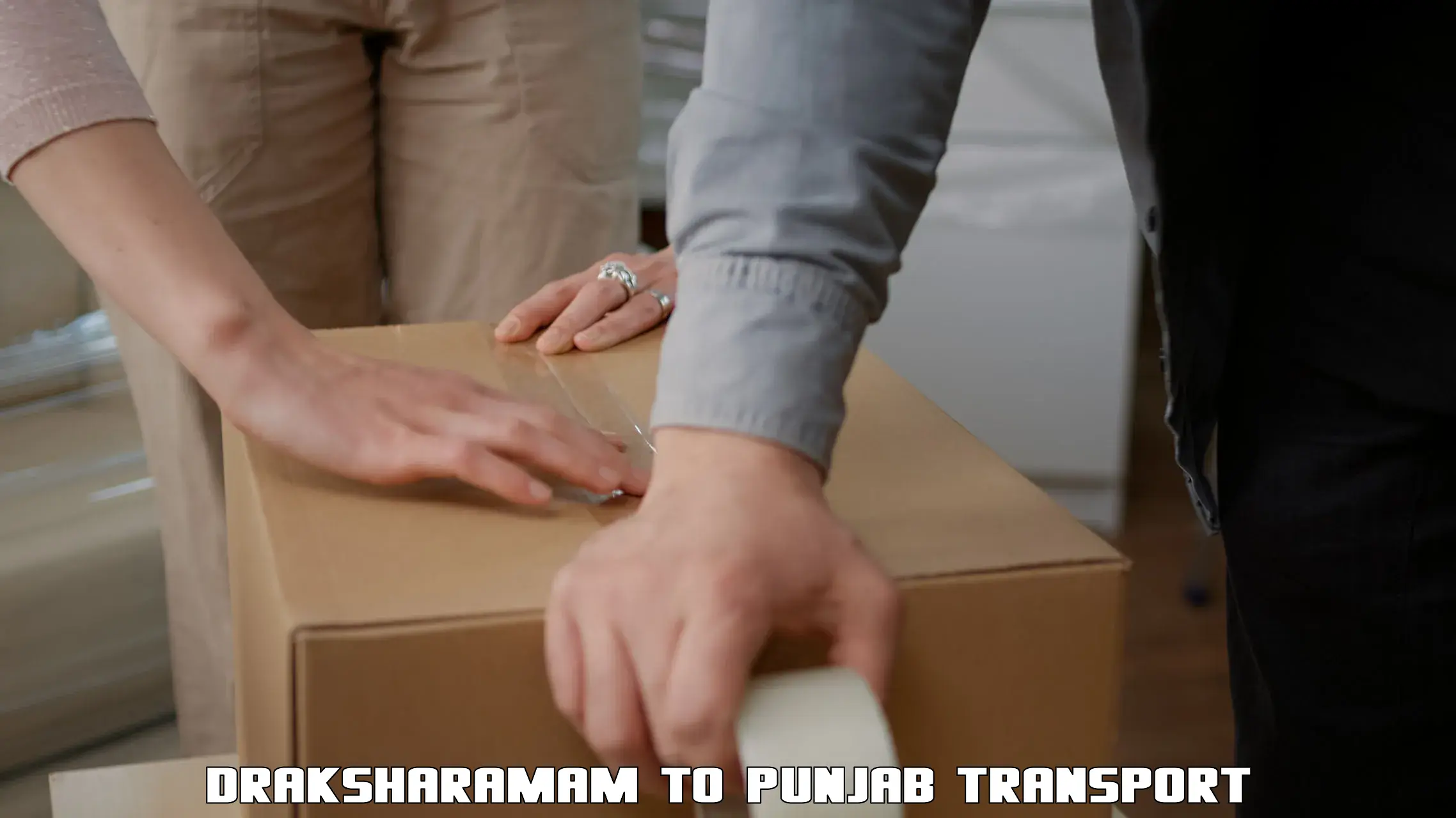 Cargo transportation services Draksharamam to Bhadaur