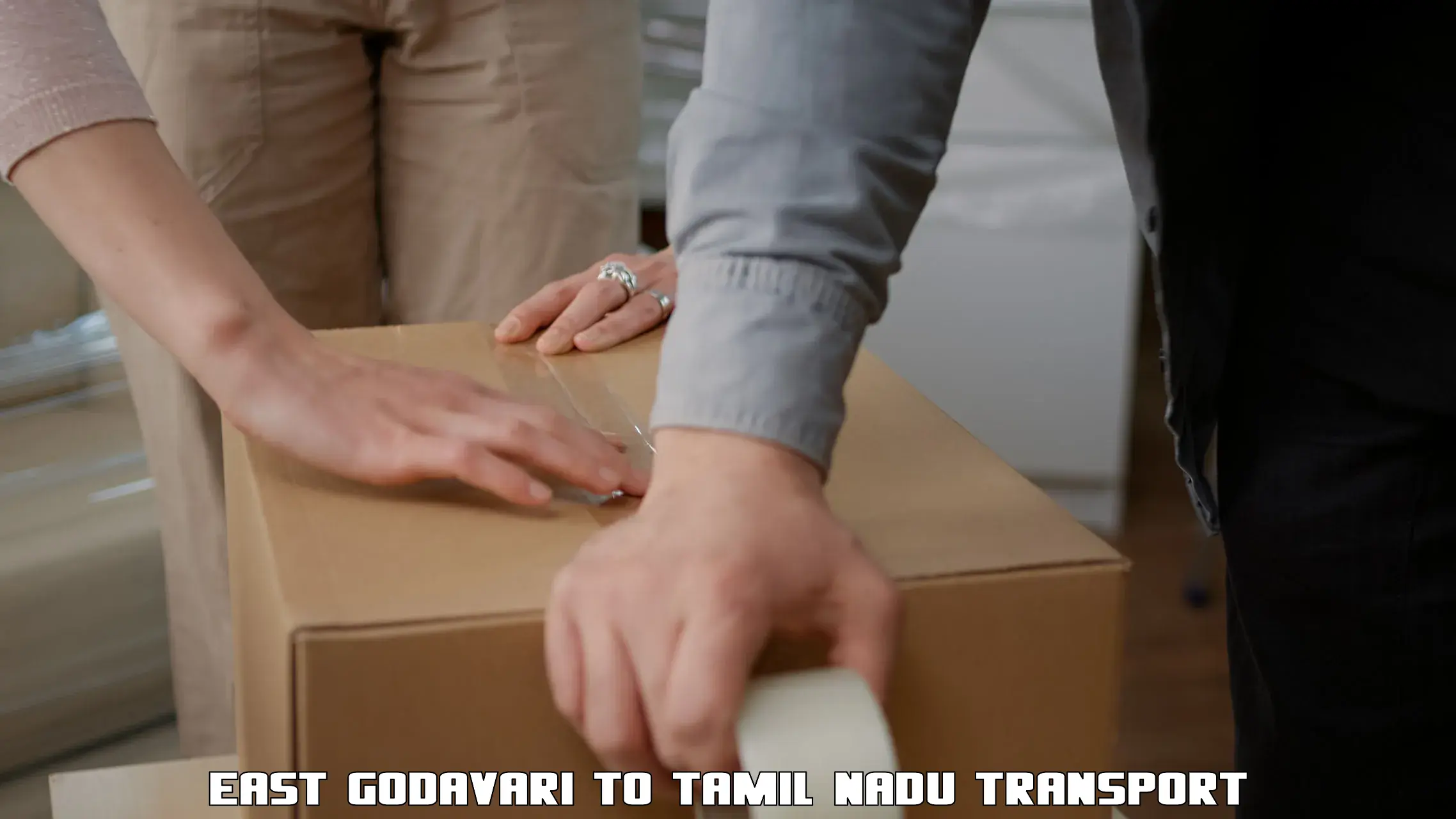 Two wheeler parcel service East Godavari to Tallakulam