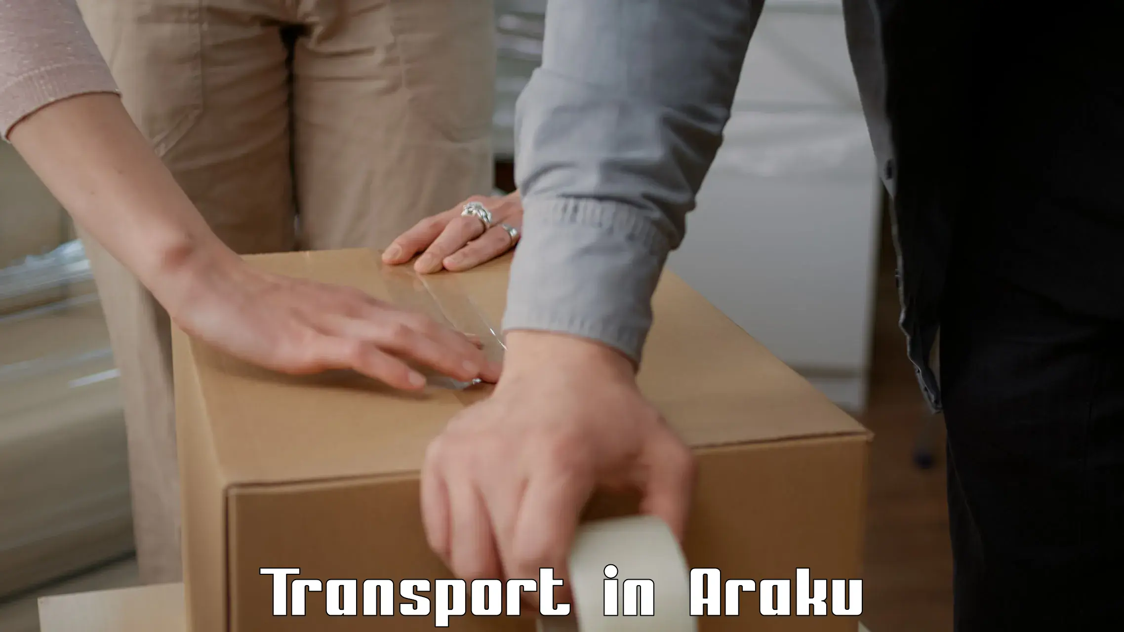 Online transport service in Araku