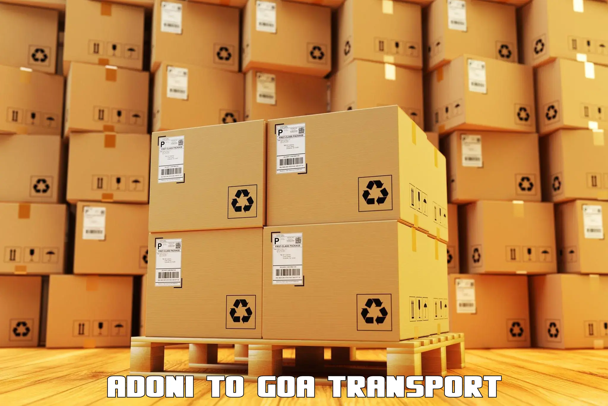 Domestic goods transportation services Adoni to South Goa