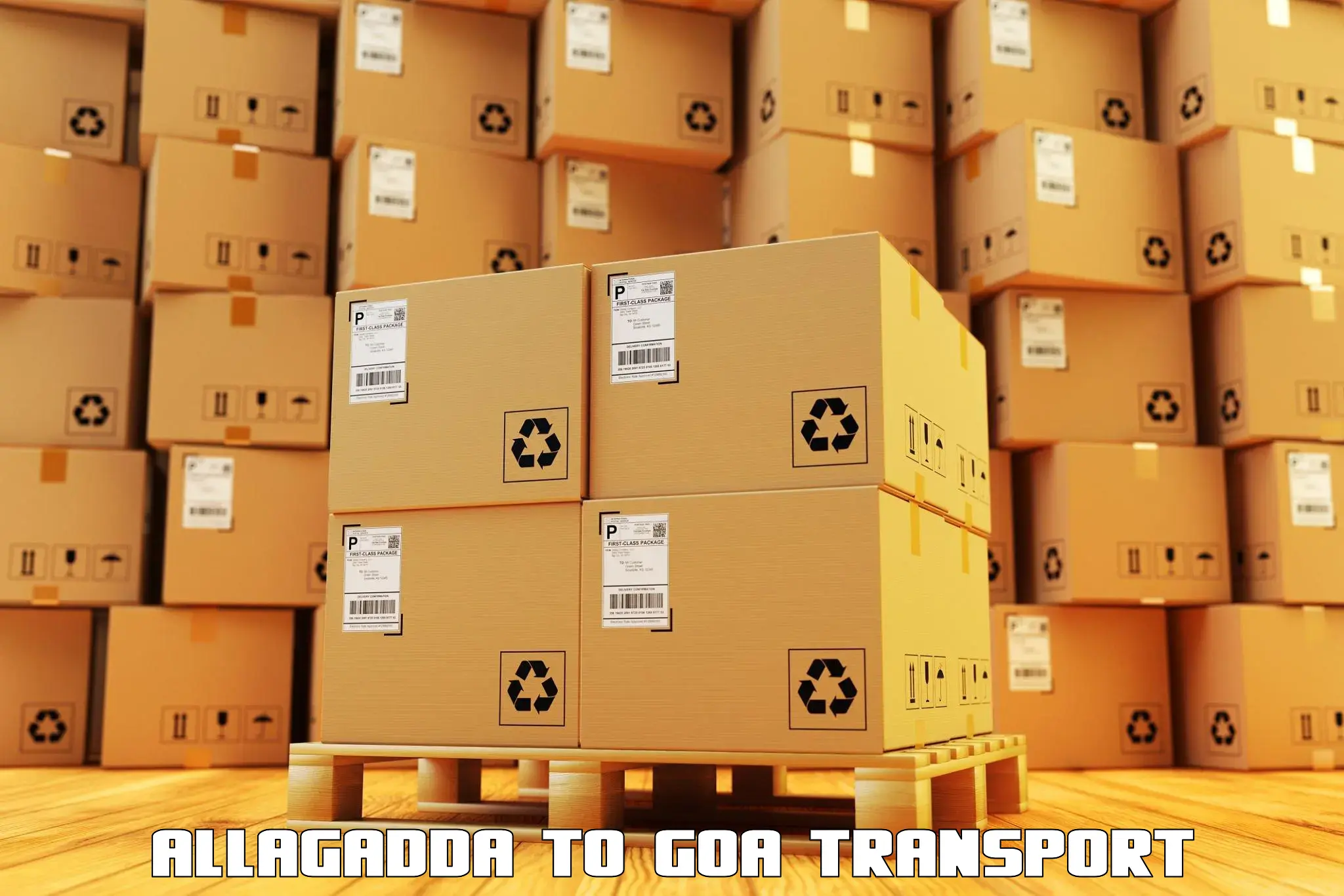 Goods transport services Allagadda to Goa