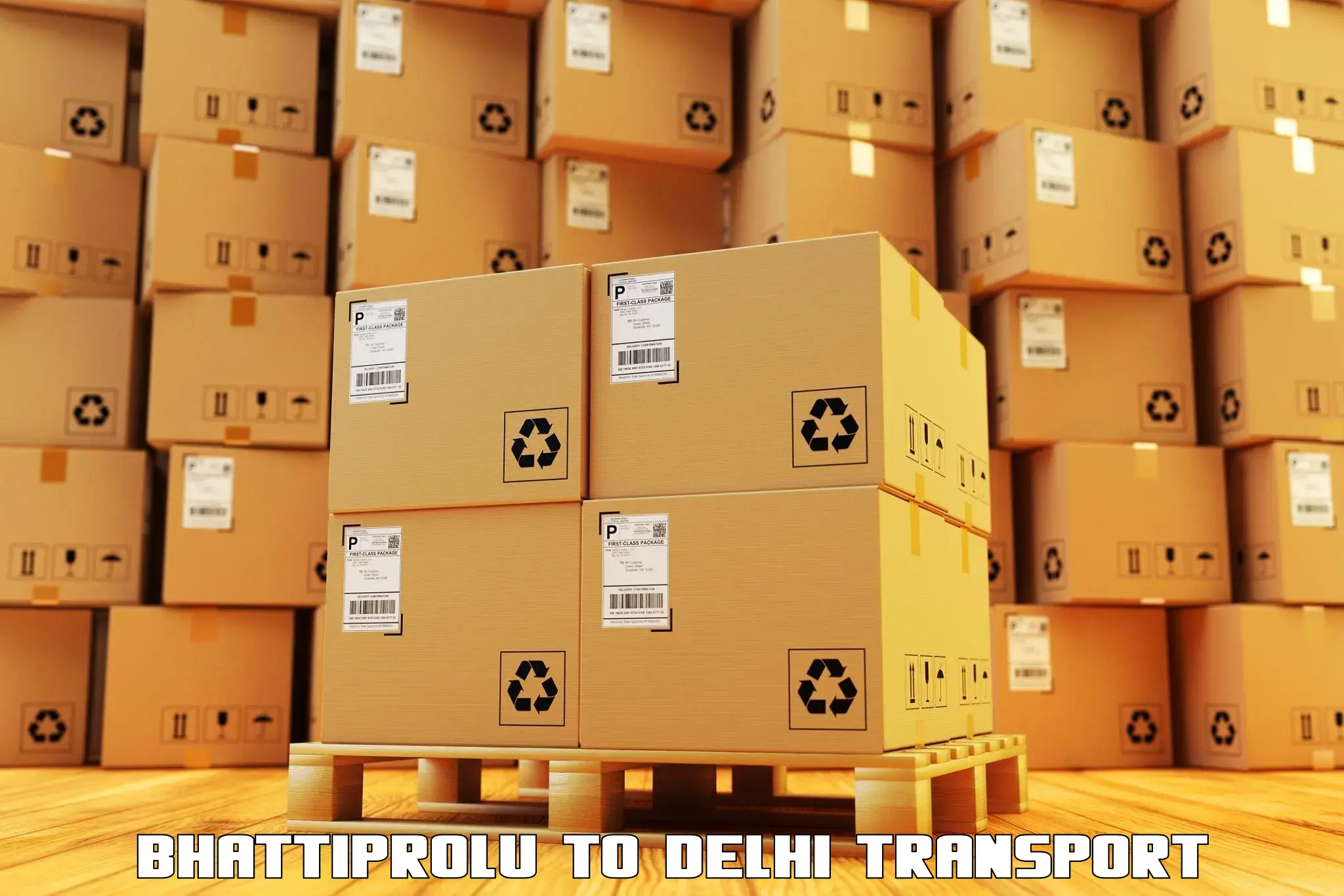 Bike transport service Bhattiprolu to Indraprastha