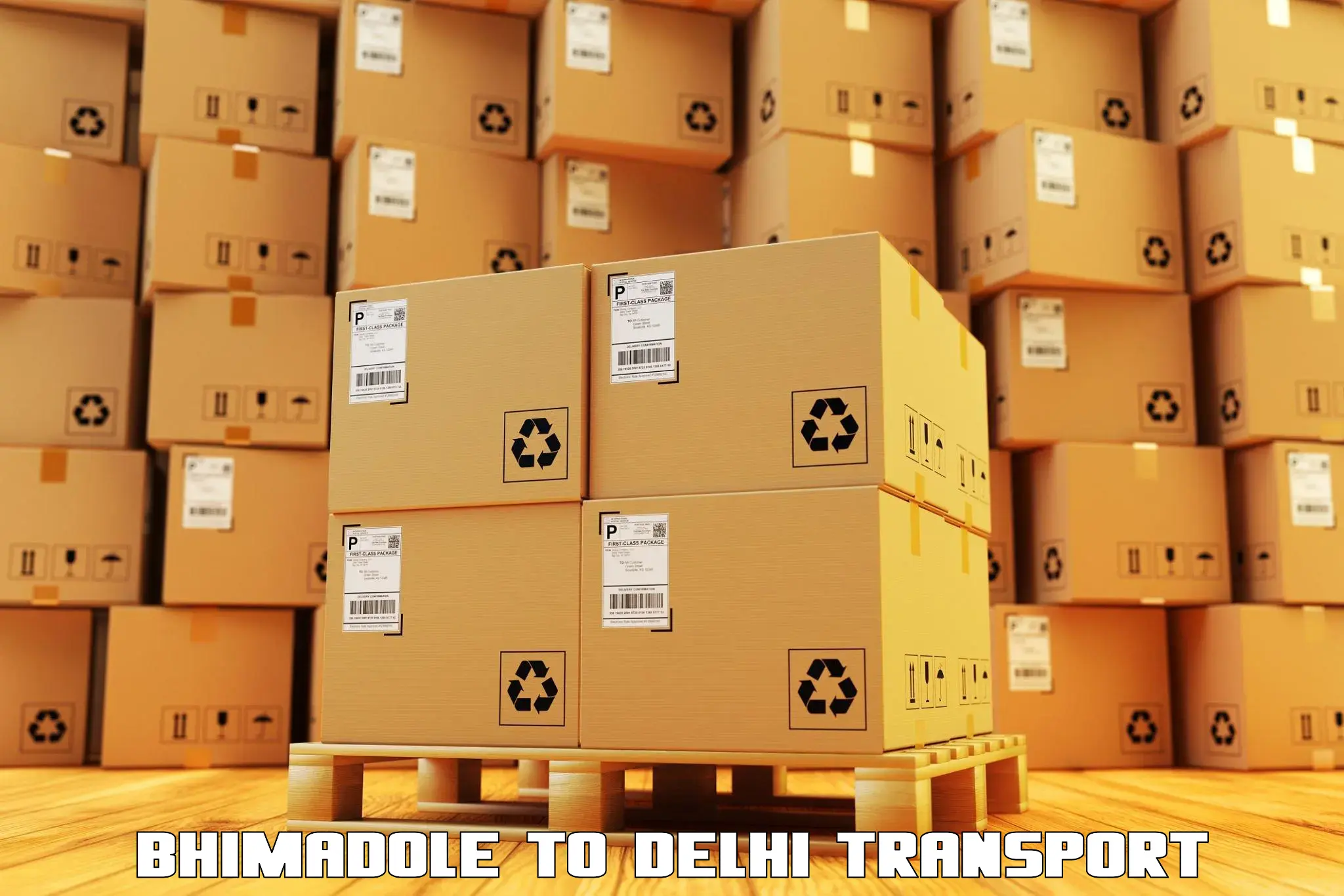 Interstate goods transport Bhimadole to University of Delhi