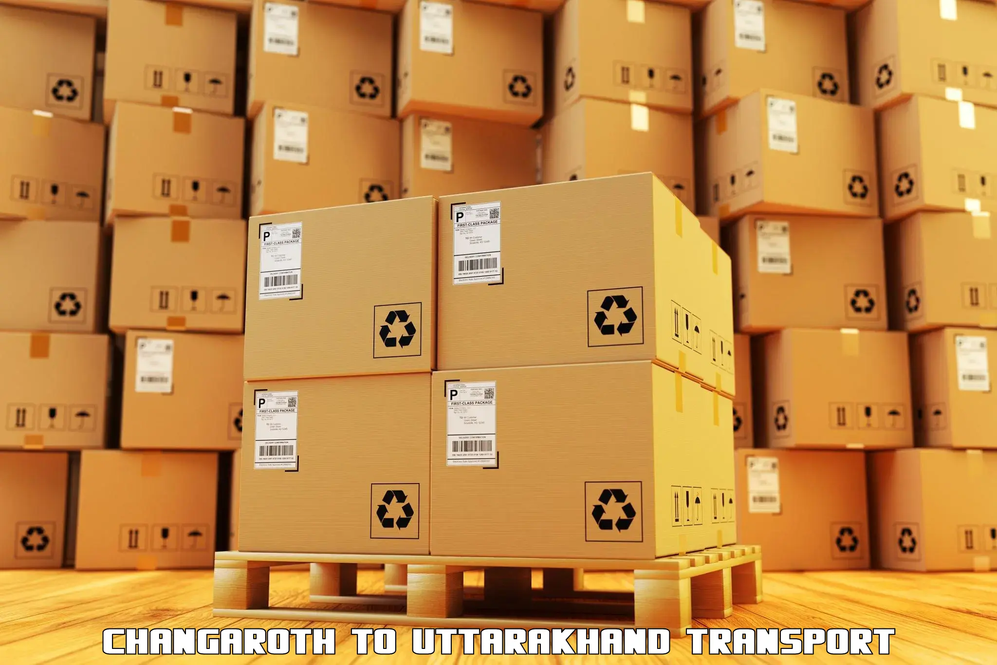 Daily parcel service transport Changaroth to Dwarahat