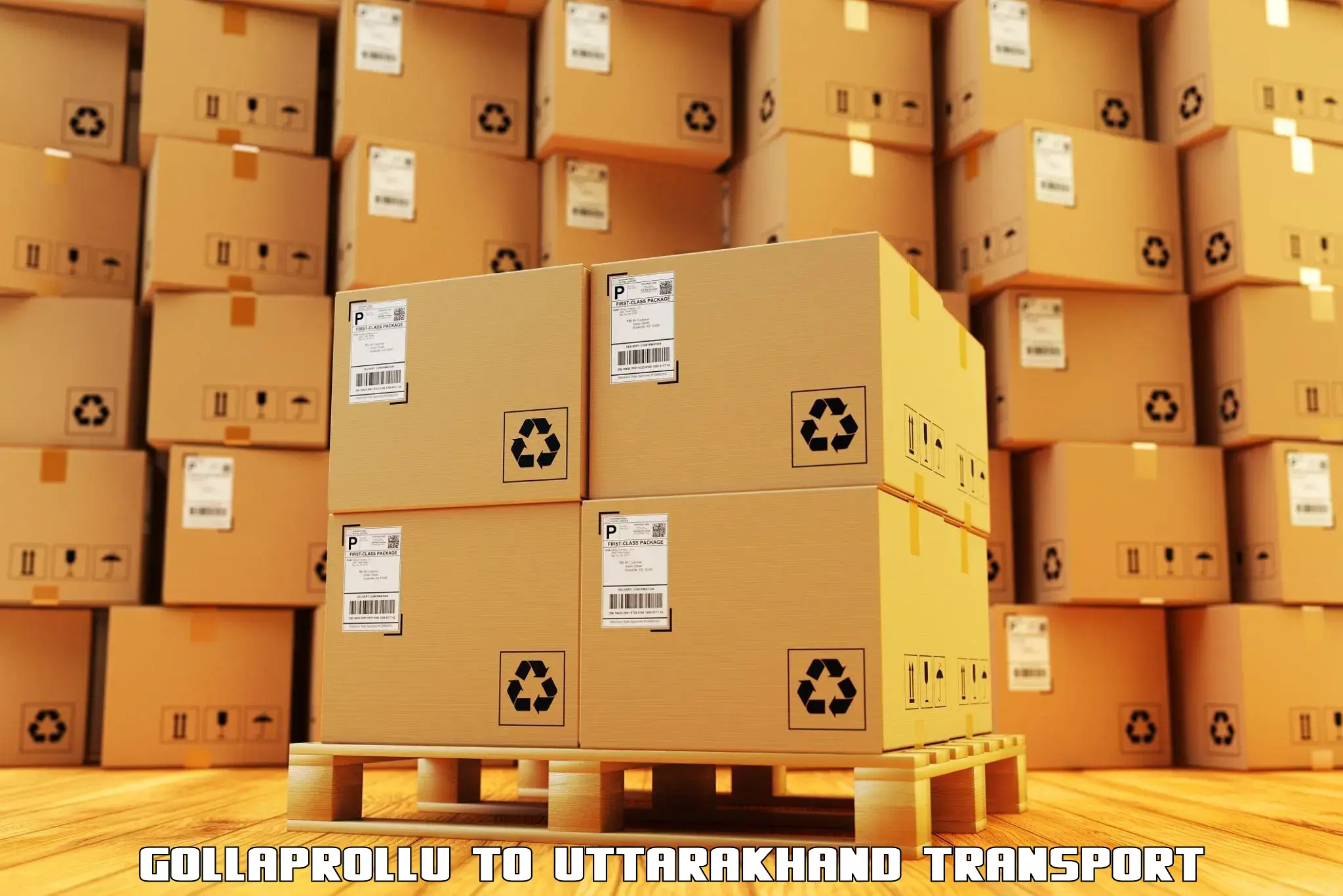 Goods transport services Gollaprollu to Tanakpur