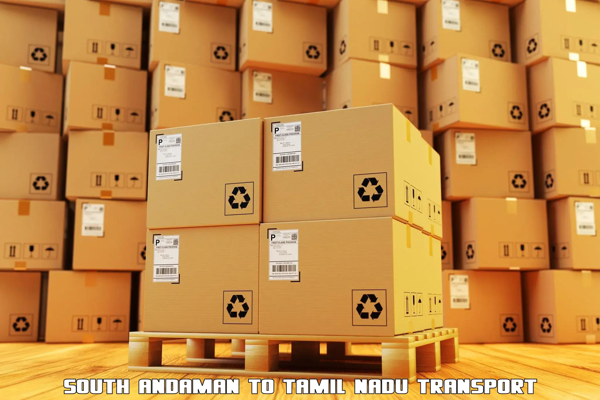 Container transport service South Andaman to Tamil Nadu