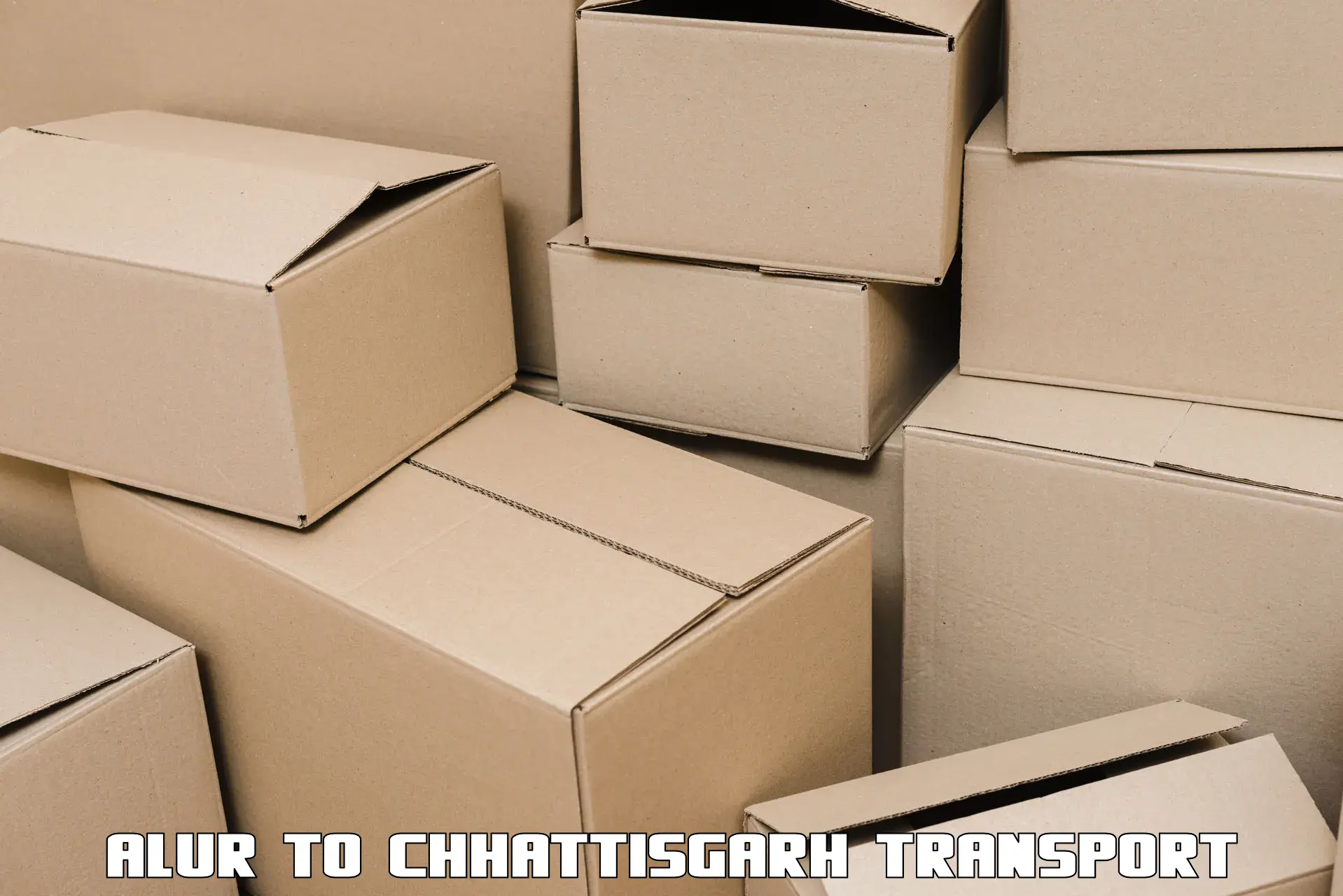 Container transport service Alur to Korea Chhattisgarh