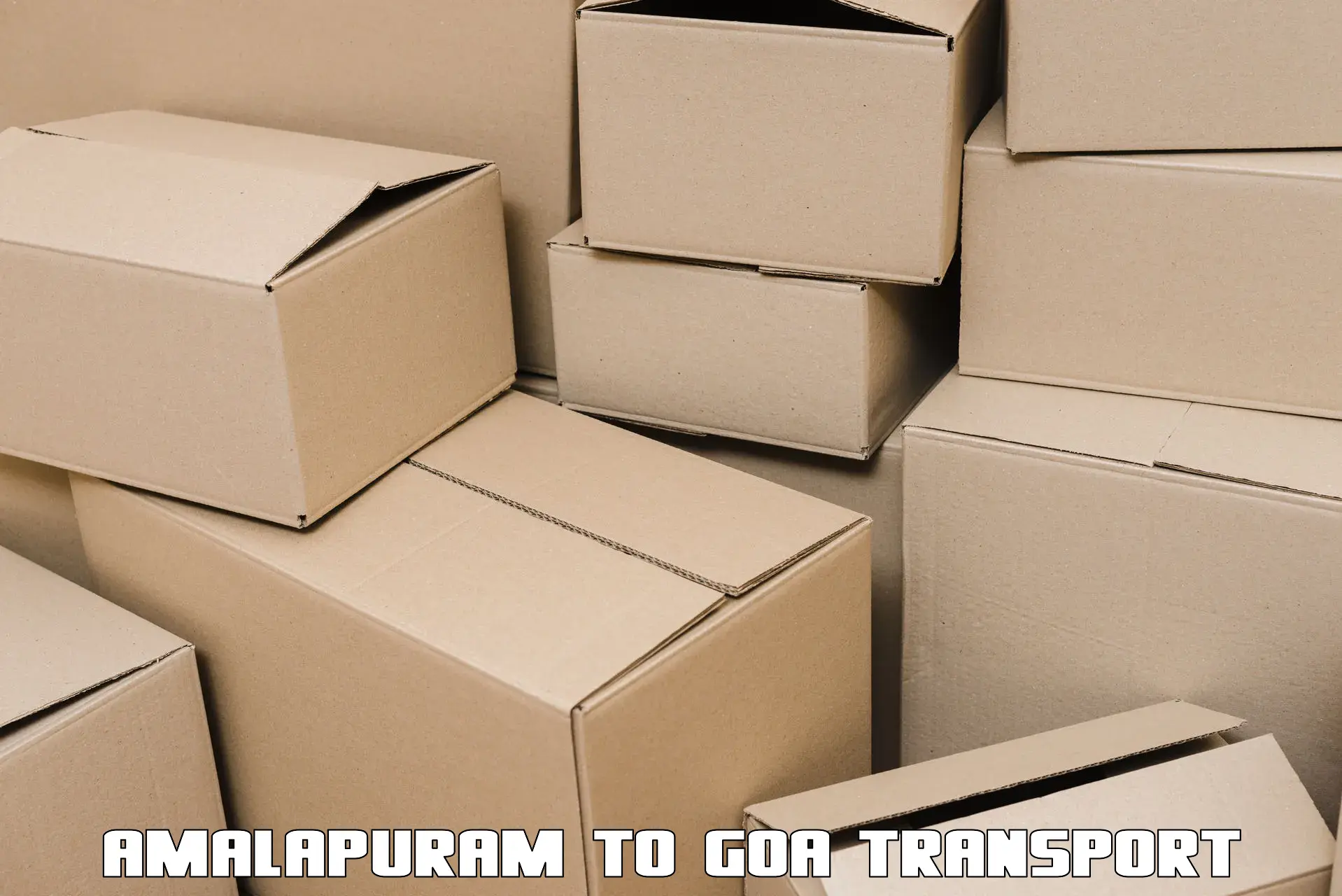 Pick up transport service Amalapuram to Goa