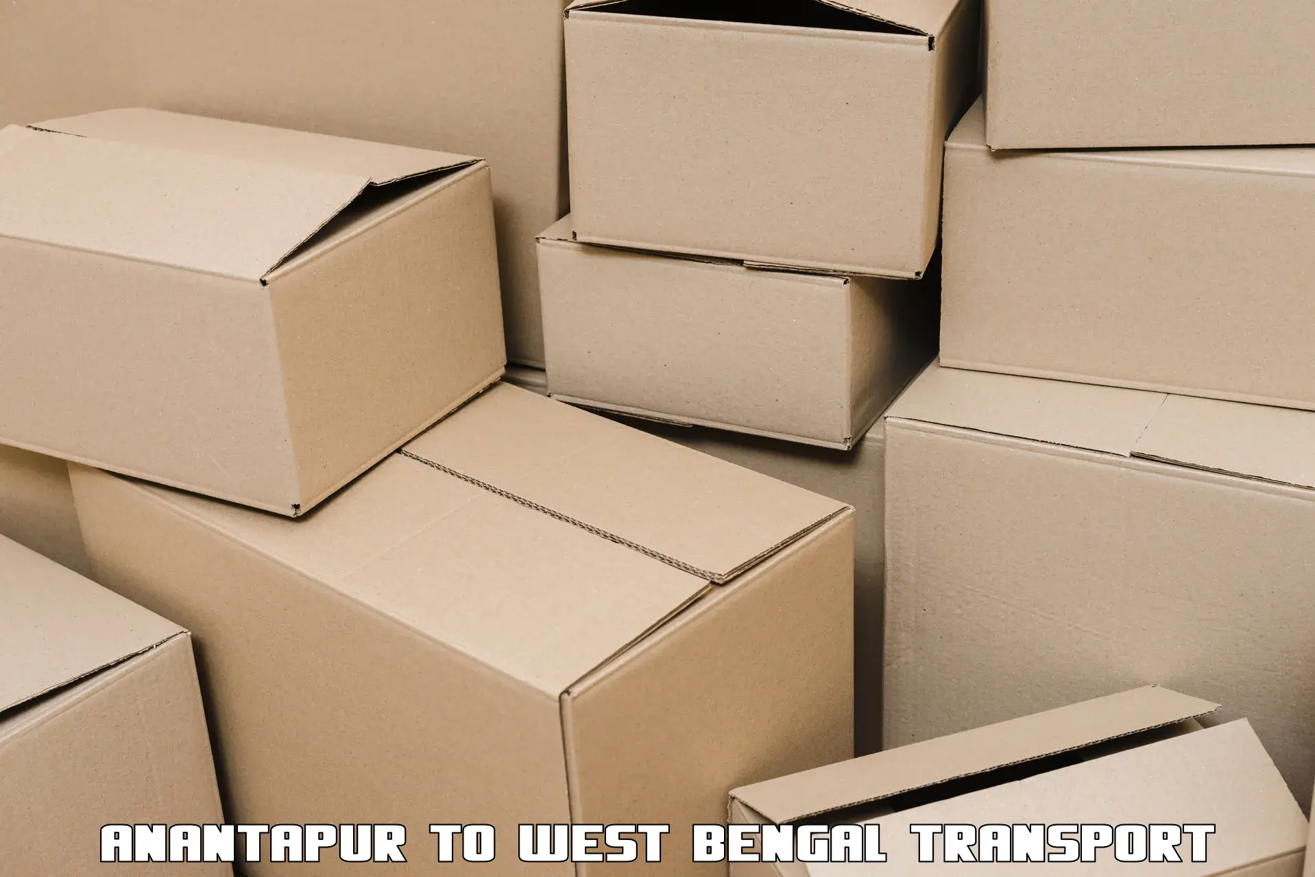 Online transport Anantapur to West Bengal
