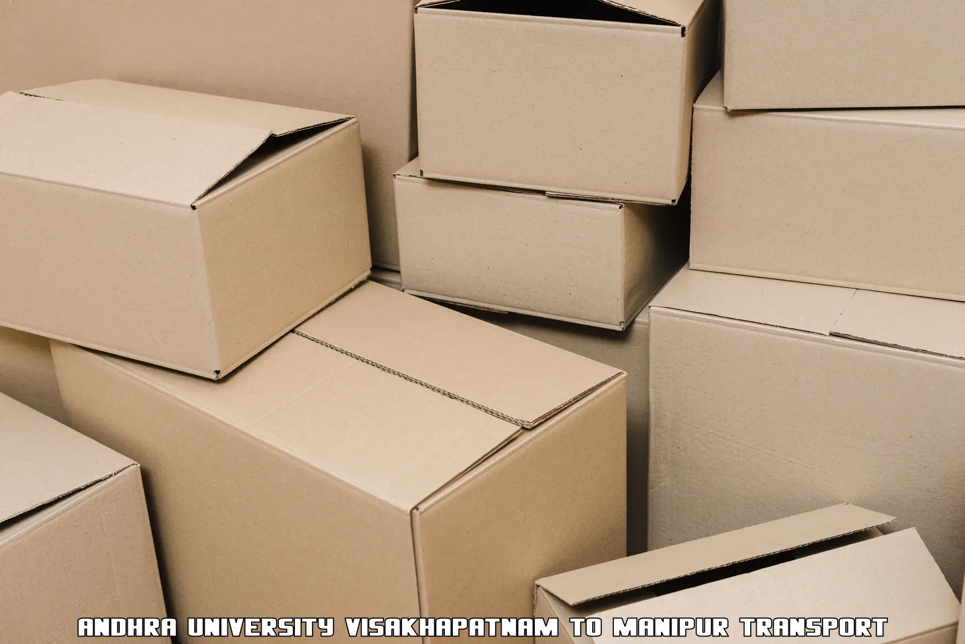 Package delivery services Andhra University Visakhapatnam to Churachandpur