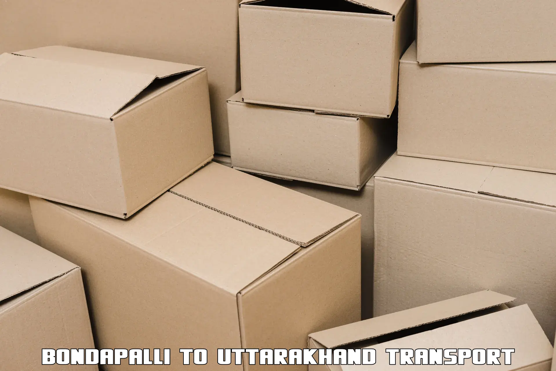 Furniture transport service Bondapalli to Uttarakhand