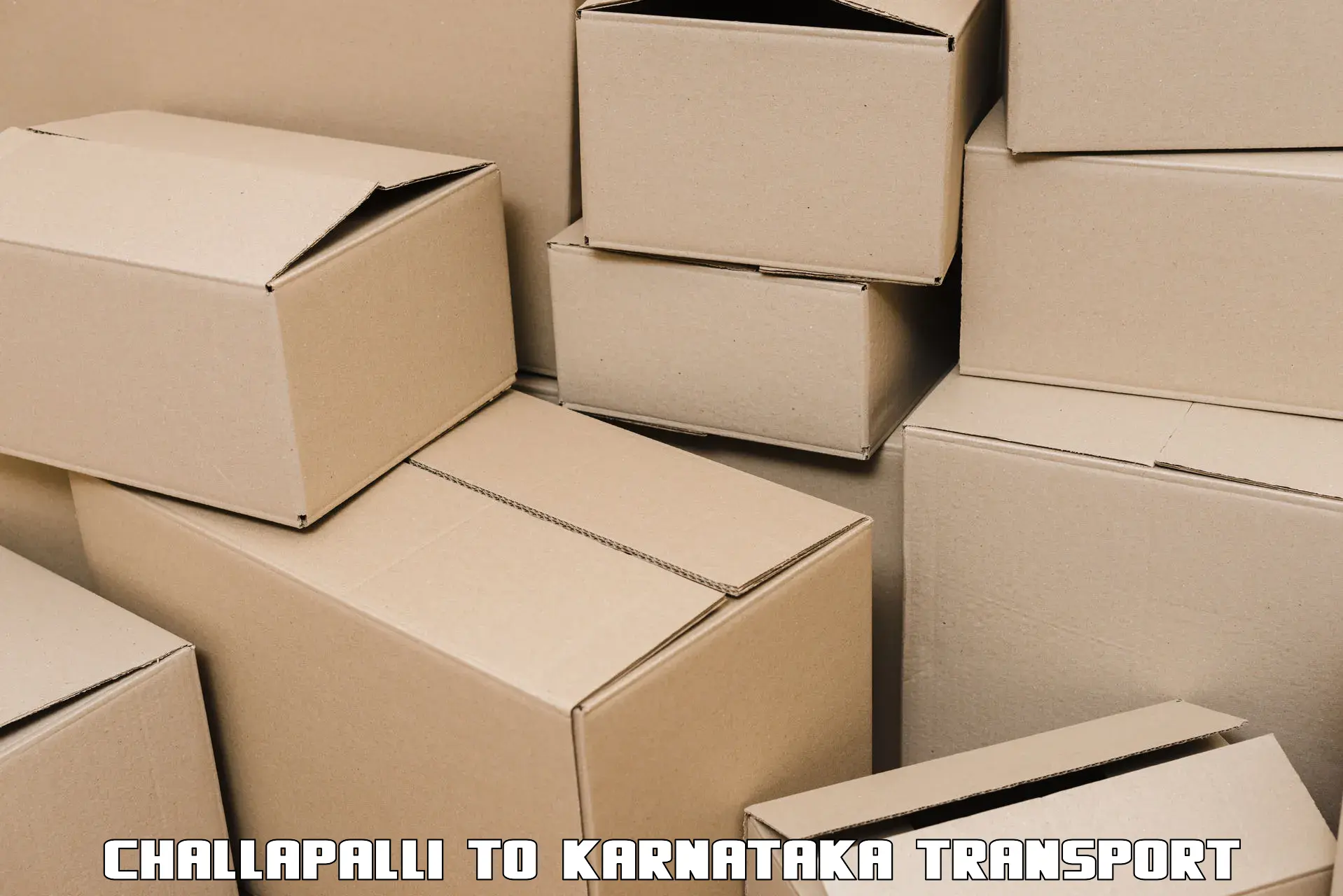 Scooty parcel Challapalli to Channarayapatna