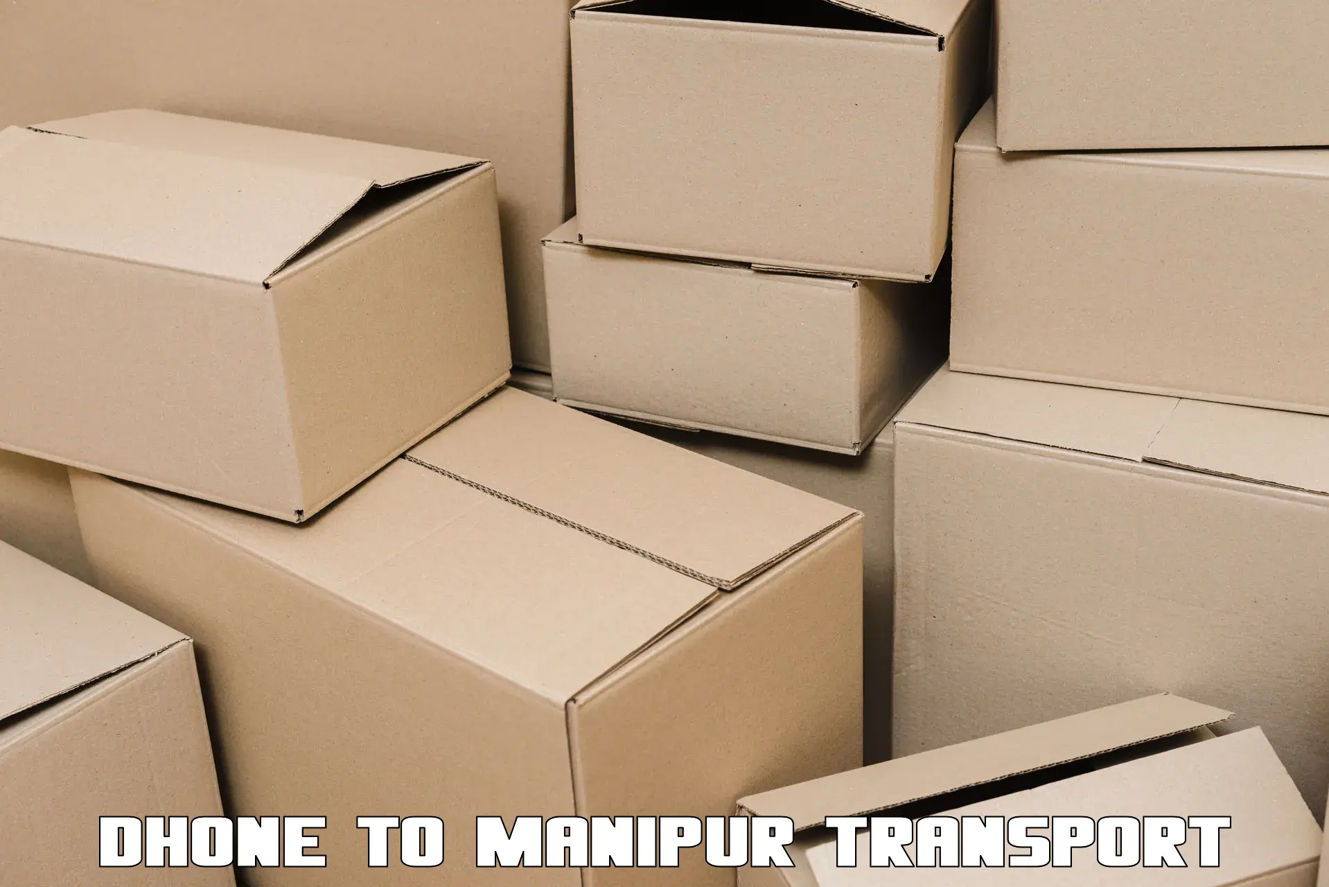 Material transport services Dhone to NIT Manipur